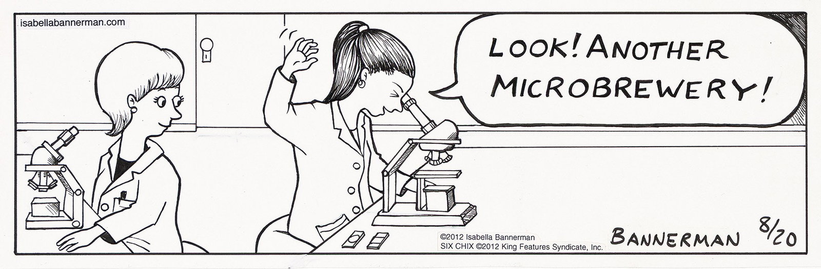 Isabella Bannerman, (b. 1961), Six Chix: "Look! Another microbrewery!" 2012. (1 of 1)