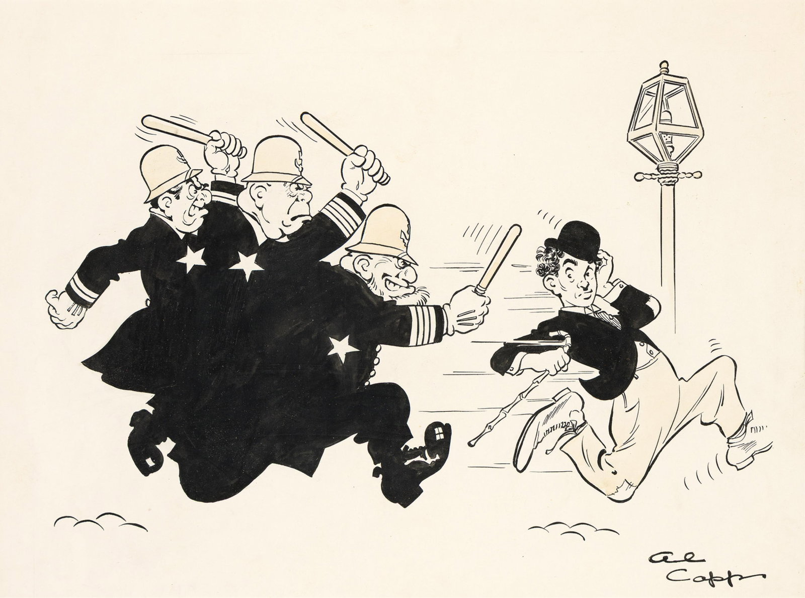 Al Capp, (1909-1979), The Comedy of Charlie Chaplin. 1950. (1 of 1)