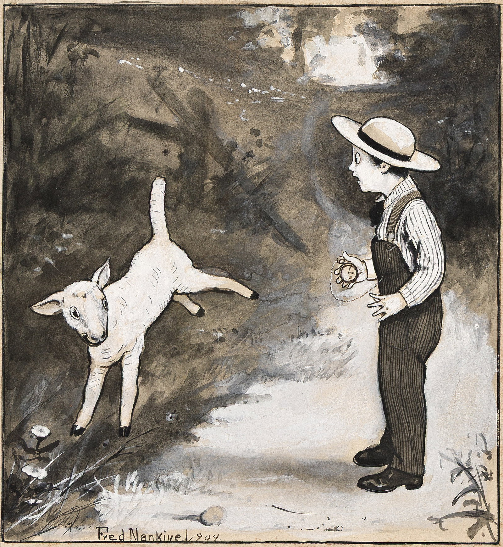 Fred Nankivell, (1876-1950), Spring time. 1904. (1 of 2)