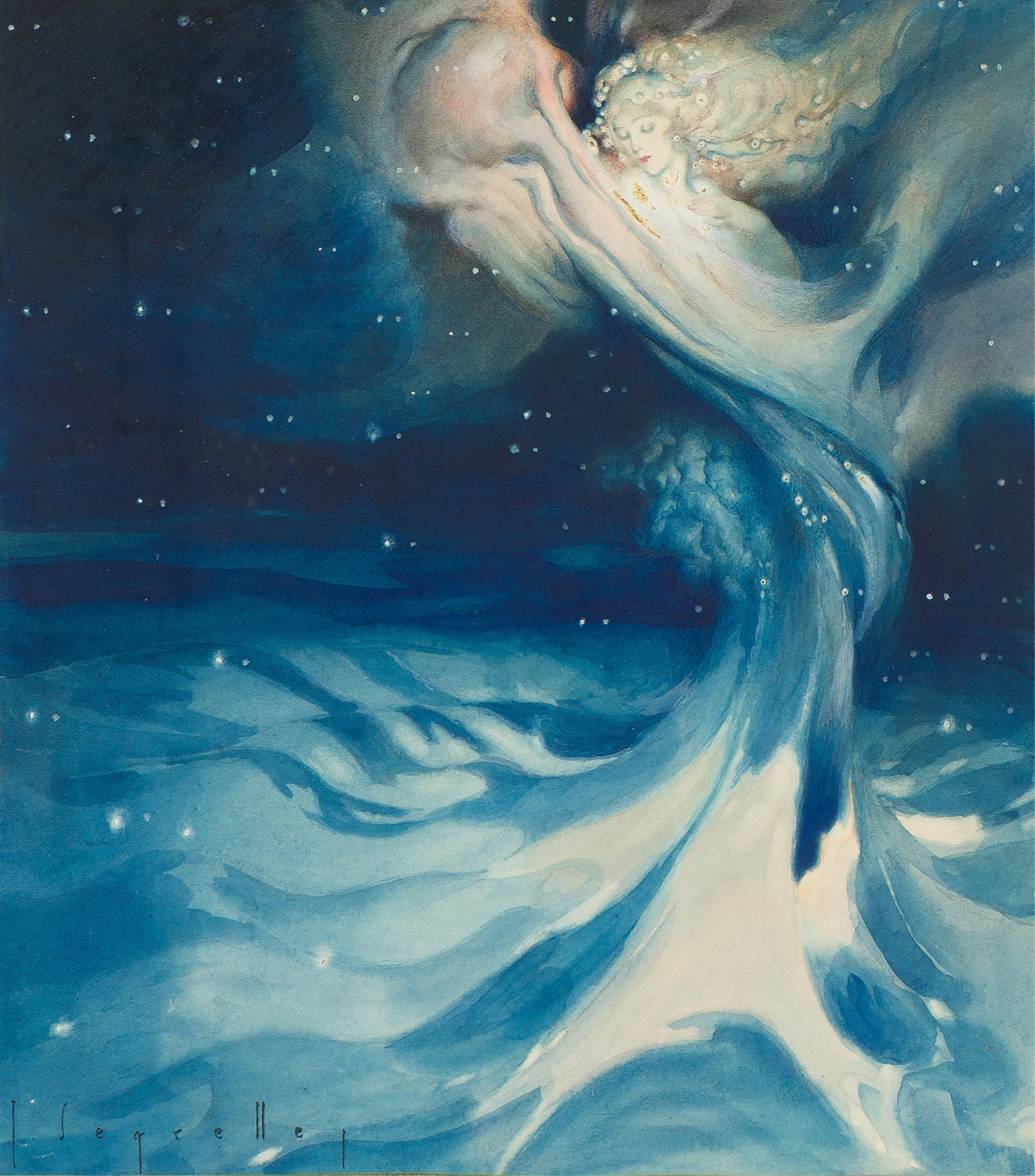 José Segrelles, (1885-1969), Annabelle Lee. 1930. (1 of 1)