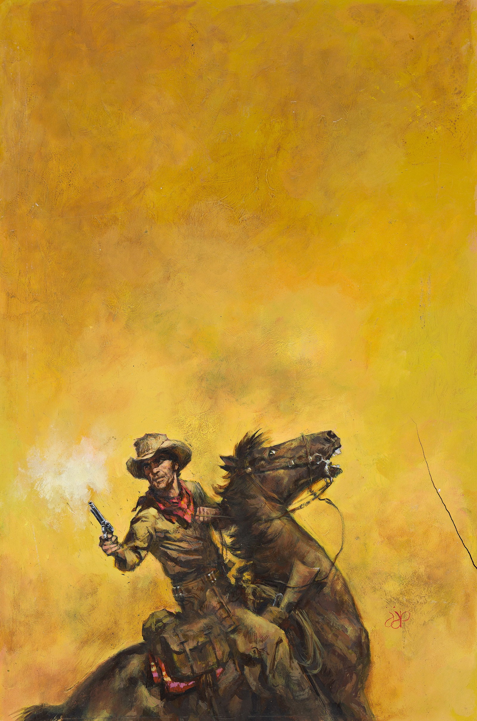 Jerome Podwil, (b. 1938), The Shotgunner. 1972. (1 of 1)