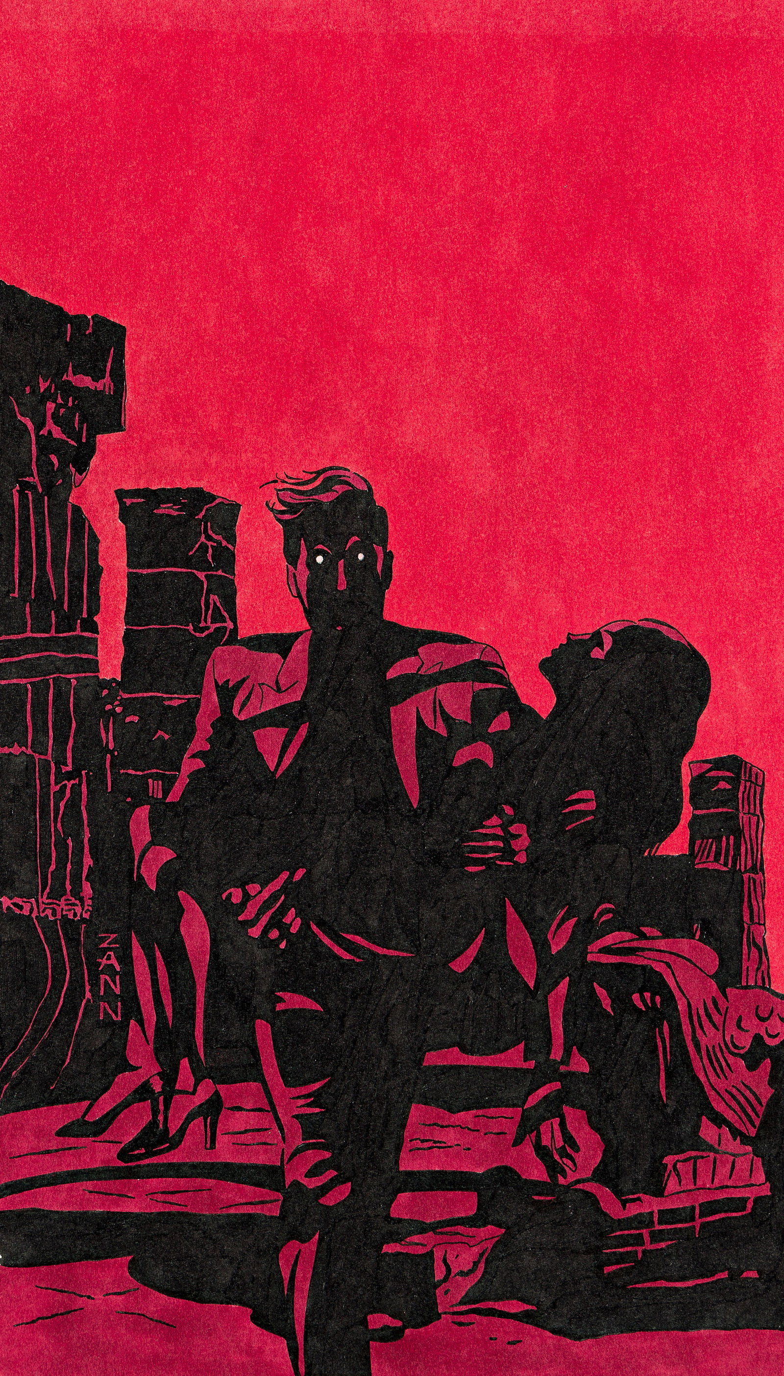 Nicky Zann, (1943-2020), Run to Death. 1991. (1 of 1)
