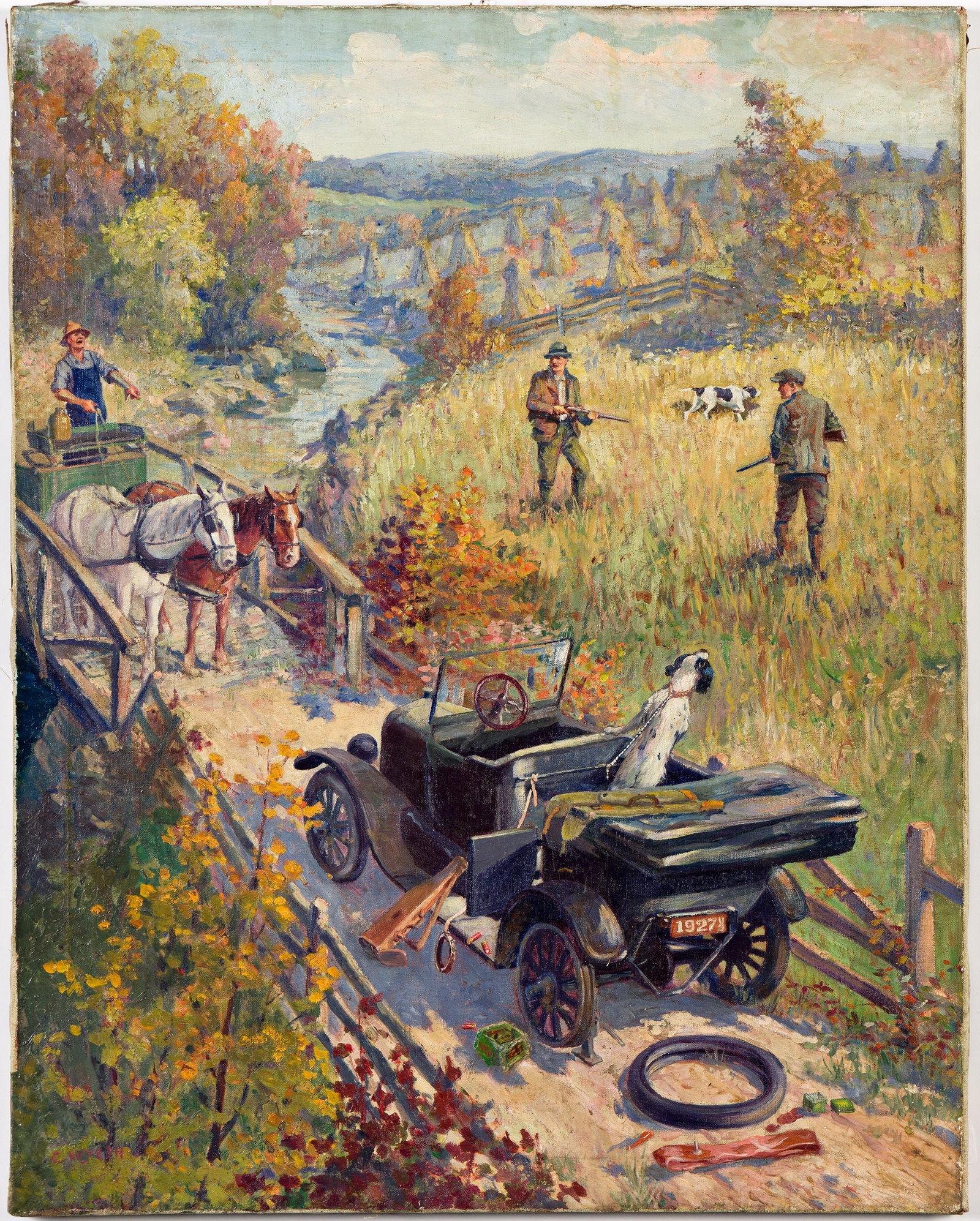 Western Cartridge Company / Artist Unknown, Interference. 1926. (1 of 2)