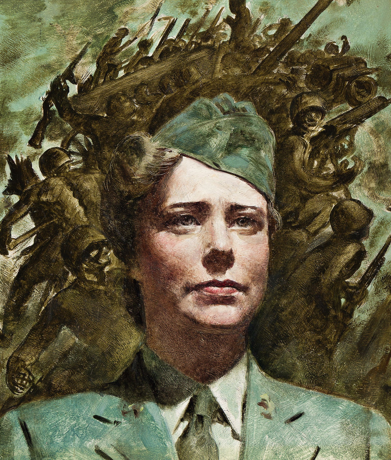 Douglass Crockwell, (1904-1968), "So a fighting marine can fight." Circa 1943. (1 of 2)