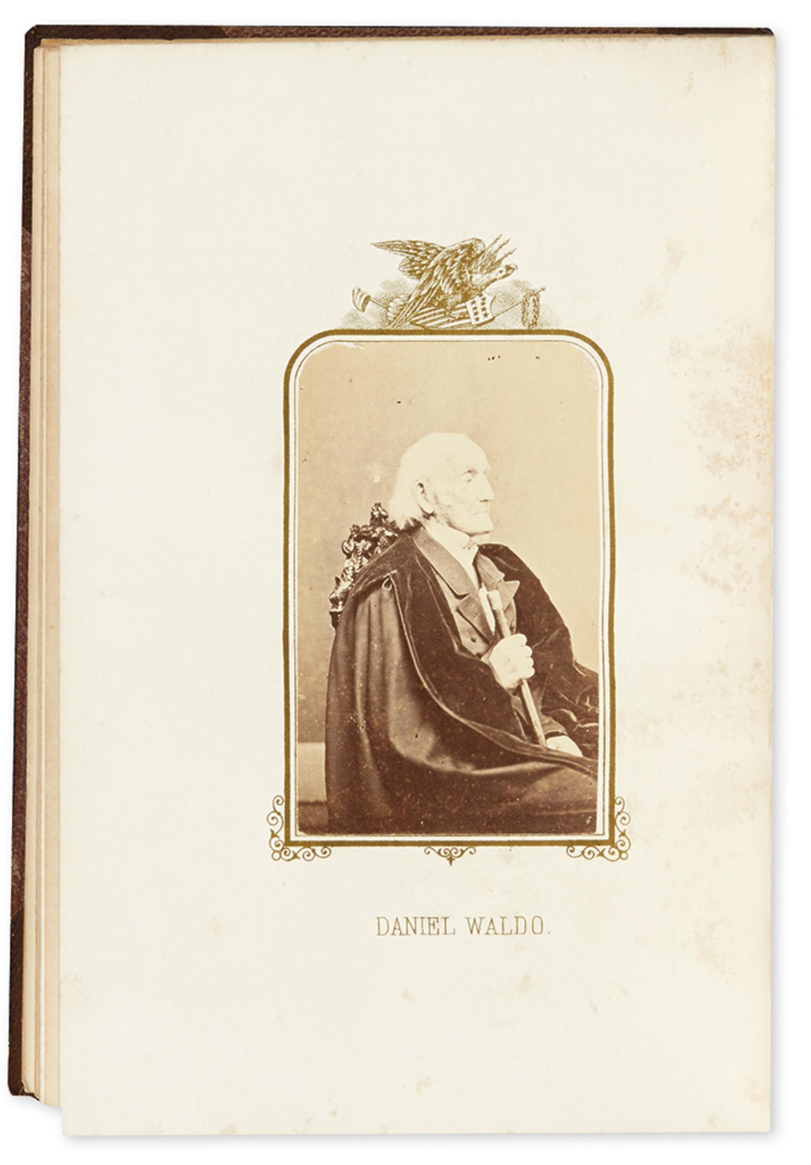 (AMERICAN REVOLUTION--HISTORY.) Elias B. Hillard. The Last Men of the Revolution: A Photograph of (1 of 1)