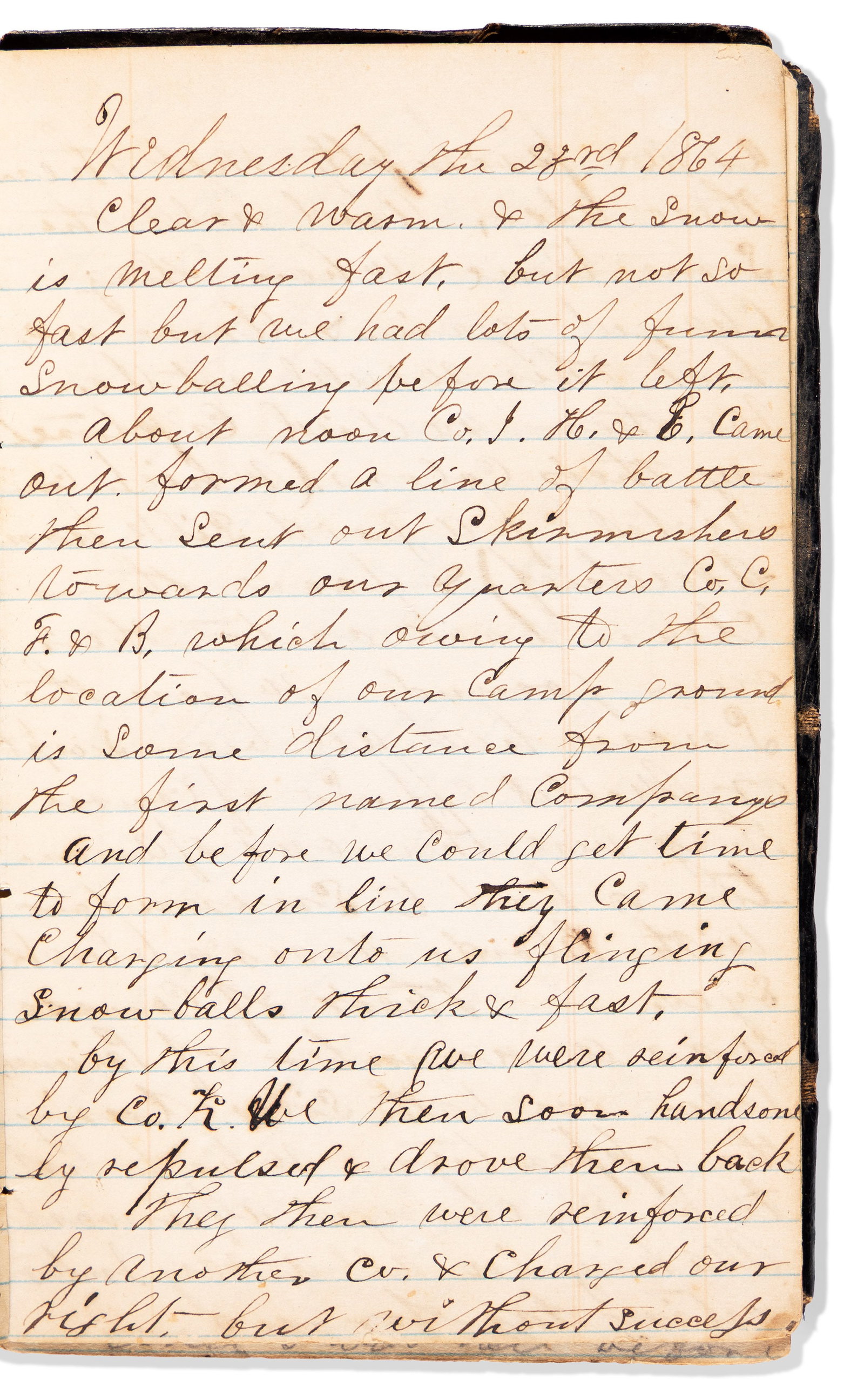 (CIVIL WAR--ILLINOIS.) Thomas F. Elliott. A sergeant's diary on the Chattanooga and Atlanta (1 of 1)