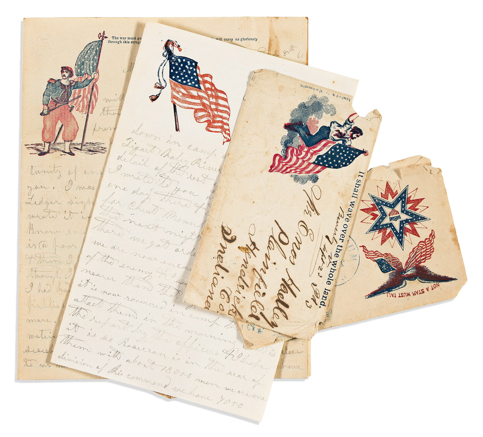 (CIVIL WAR--INDIANA.) Erastus F. Hunt. Letters of an Indiana soldier in what soon became West (1 of 1)