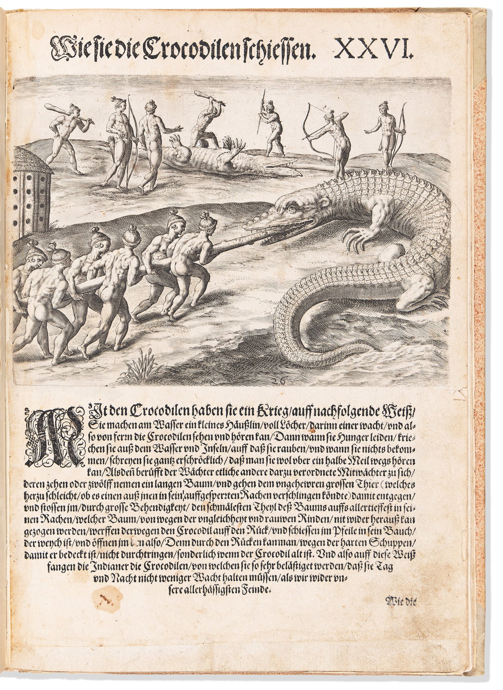 (FLORIDA.) Theodore de Bry. Der ander Theyl de Newlich erfundenen Landtschafft Americae . . in (1 of 2)