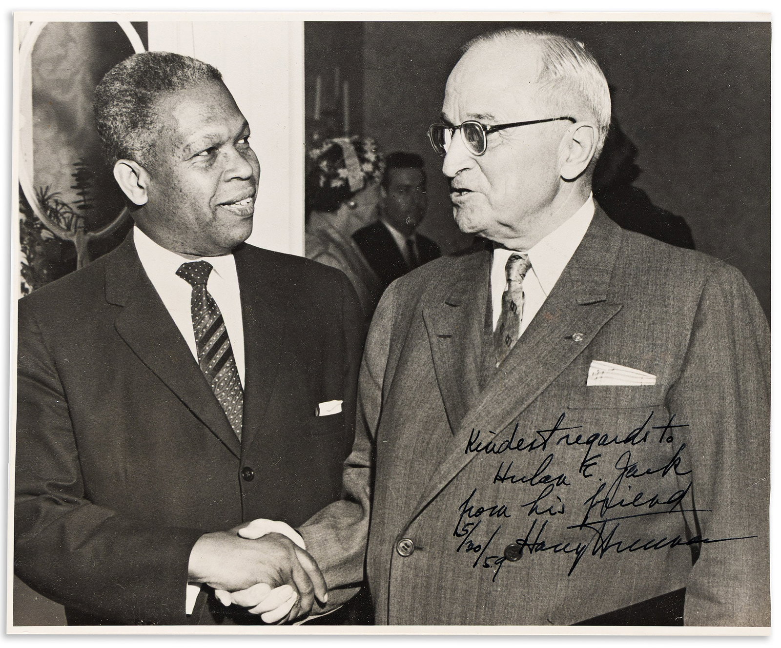 (NEW YORK CITY.) Papers of prominent politician and entrepreneur Hulan Jack, 1929-1986 (bulk (1 of 8)