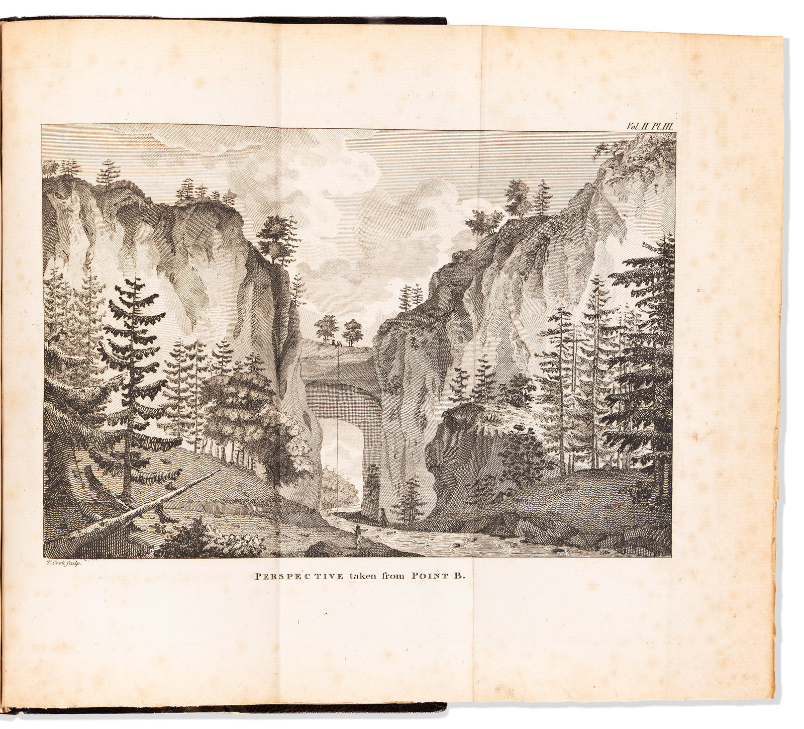 (TRAVEL.) François Jean Chastellux. Travels in North-America, in the Years 1780, 1781, and: François Jean Chastellux. Travels in North-America, in the Years 1780, 1781, and 1782. London, 1787 2 folding maps, 3 folding plates. 2 volumes. xv, 462; xii, 432 pages. 8vo, 19th-century ½ 