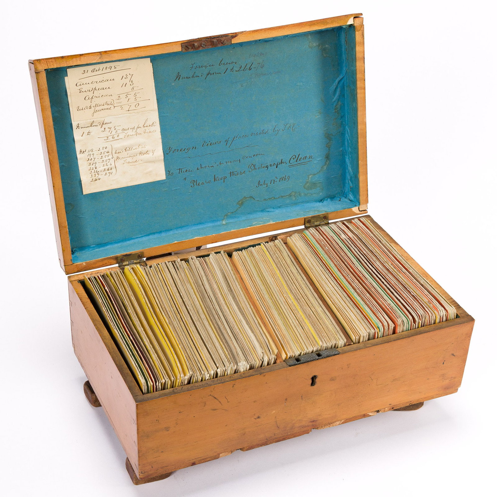 (TRAVEL.) Extensive stereoview collection of T.R. Clapham from travels in Utah, California and (1 of 3)