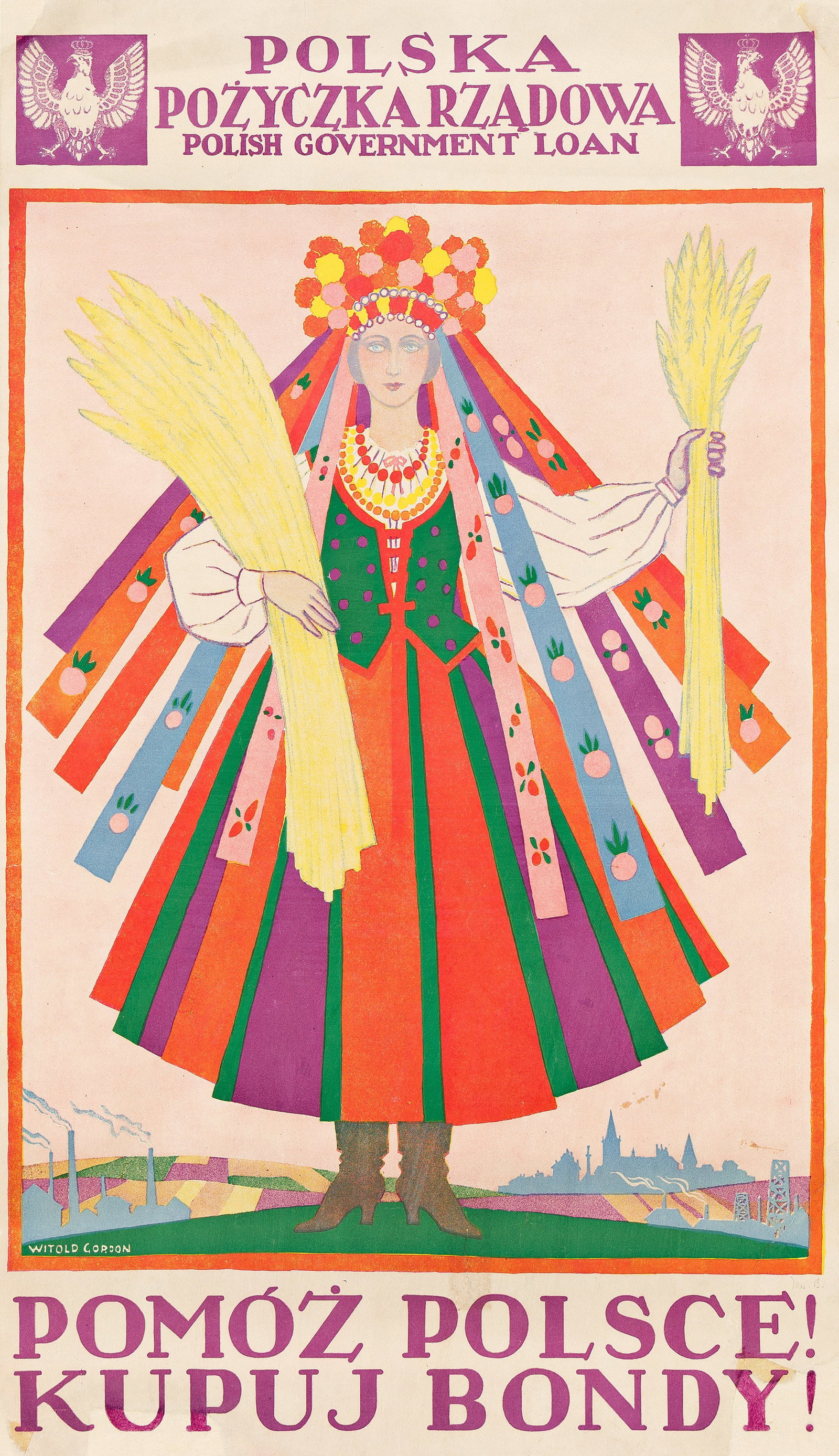 Witold Gordon, [Help Poland / Buy Bonds!] Circa 1920. (1 of 1)