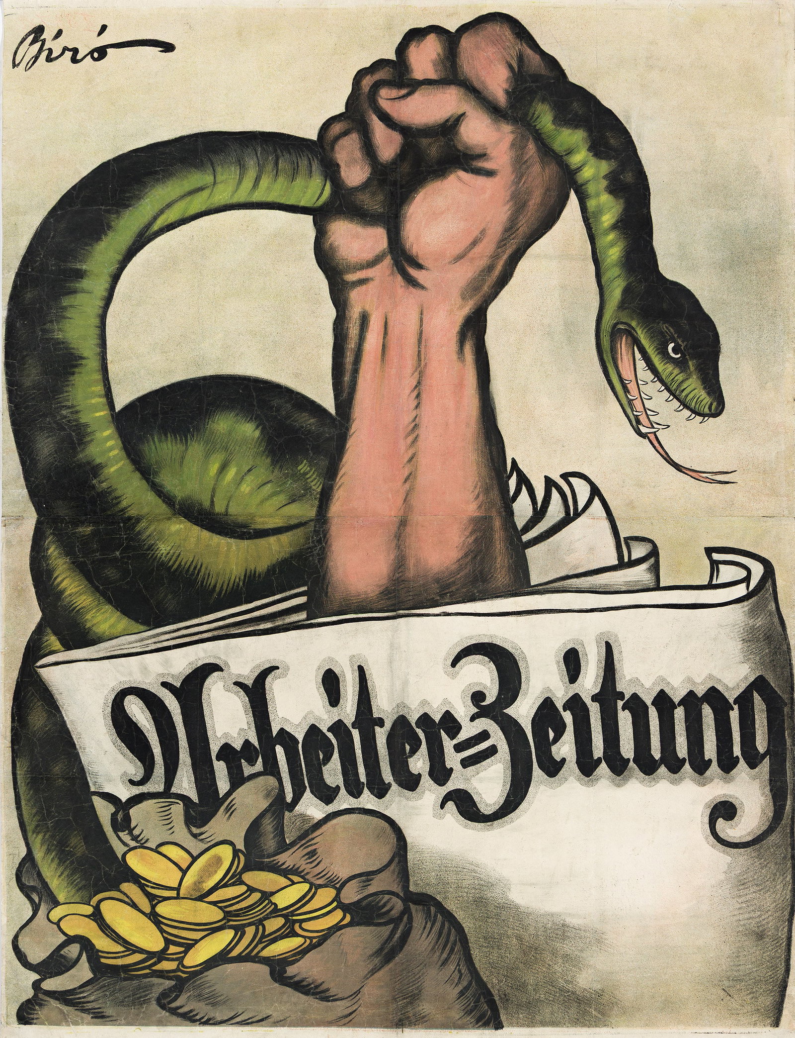 Mihaly Biro, Arbeiter = Zeitung. 1920. (1 of 1)