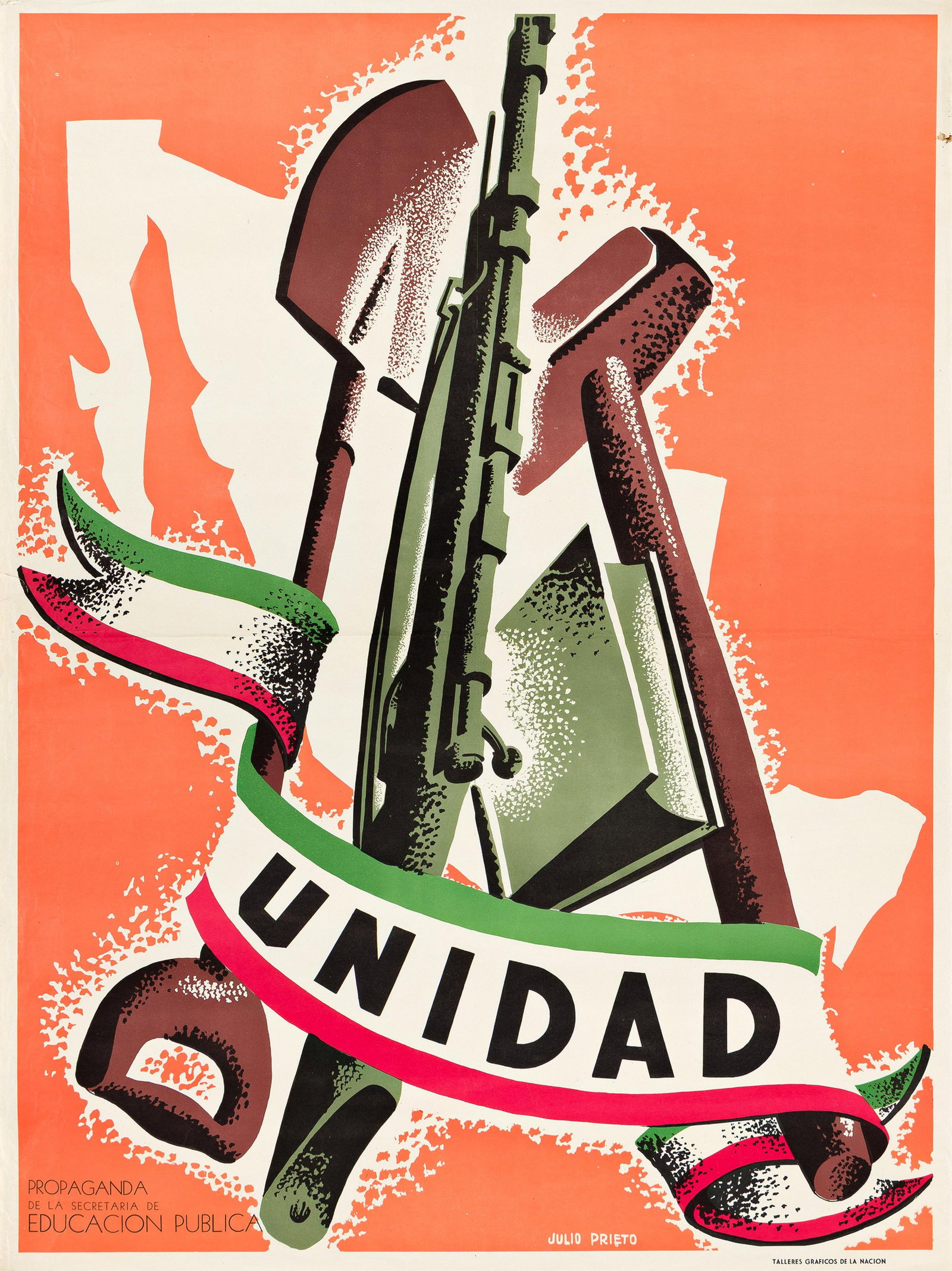 Various Artists, [World War II / Mexico]. Three posters. Circa 1940s. (1 of 3)