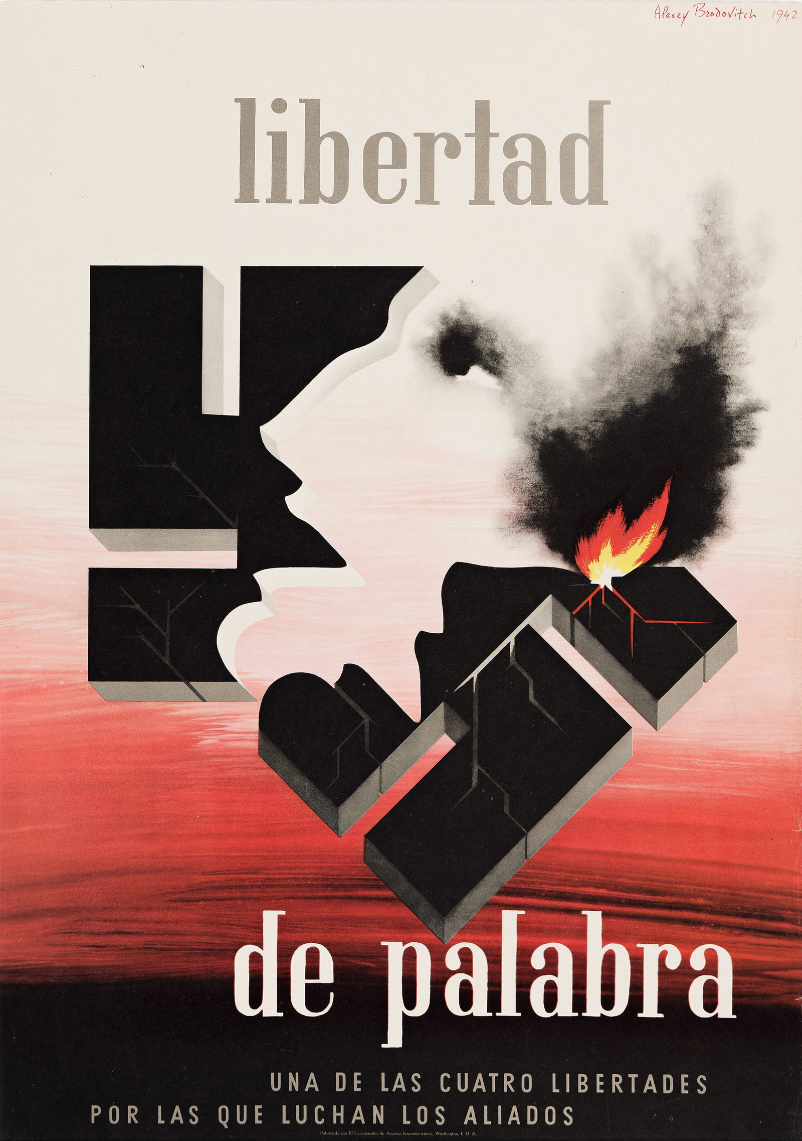 Alexey Brodovitch, Libertad De Palabra. 1942. (1 of 1)