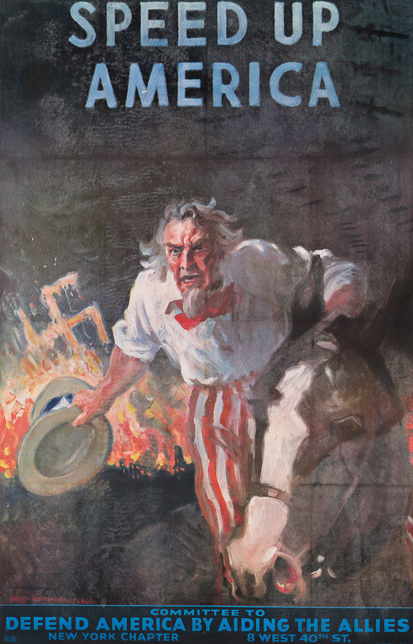James Montgomery Flagg, Speed Up America. 1943. (1 of 1)