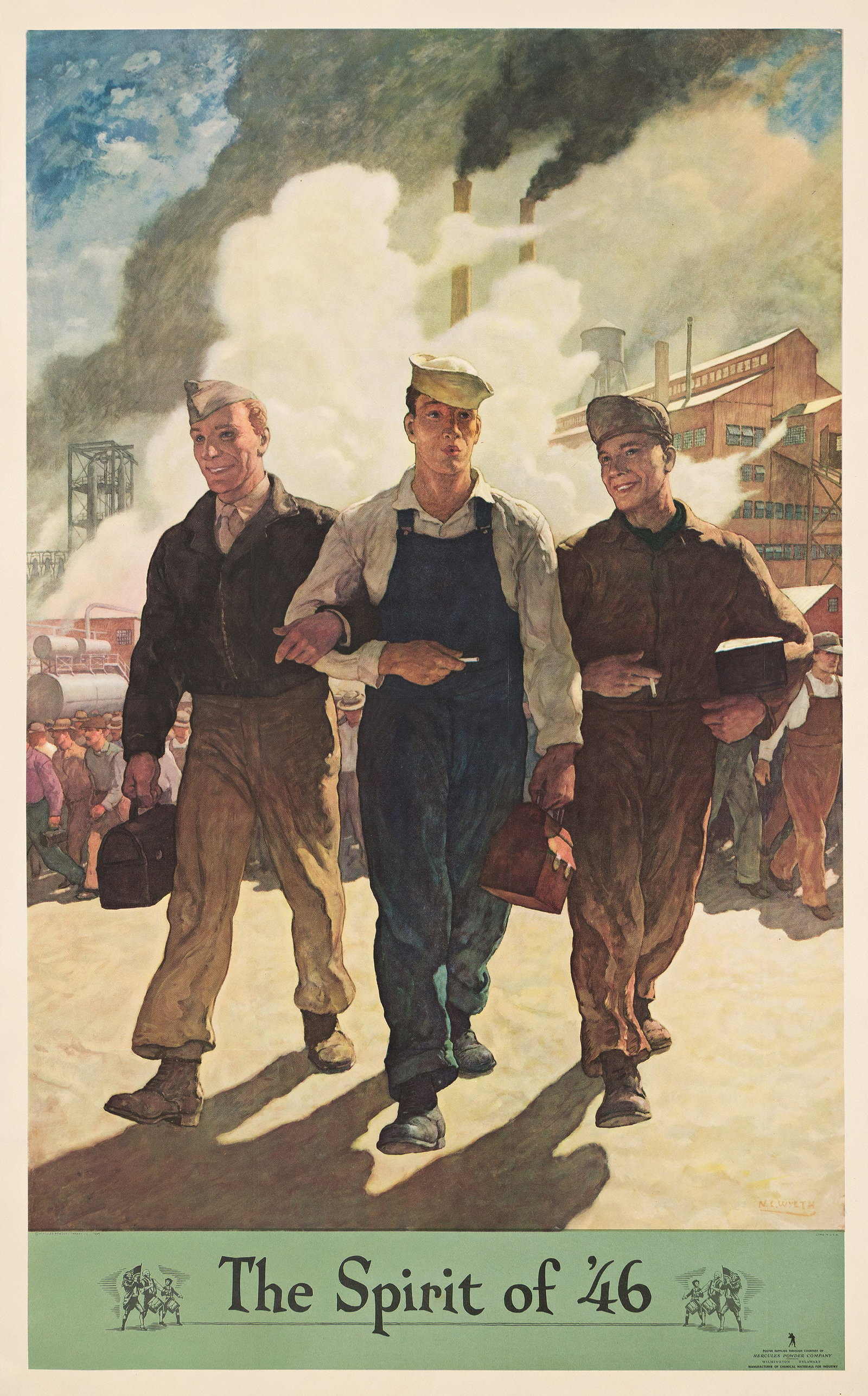 Newell Convers Wyeth (d'Après), The Spirit of '46. 1946. (1 of 1)