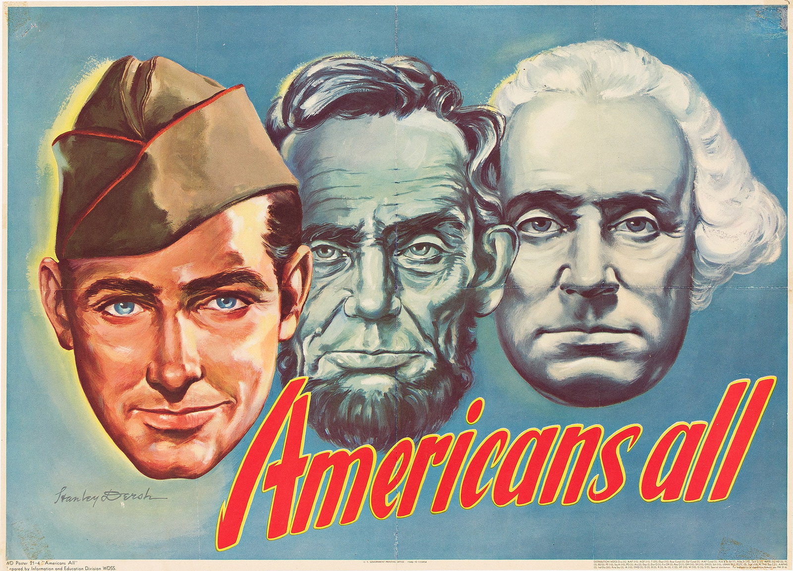 Stanley Dersh, Americans All. 1946. (1 of 1)