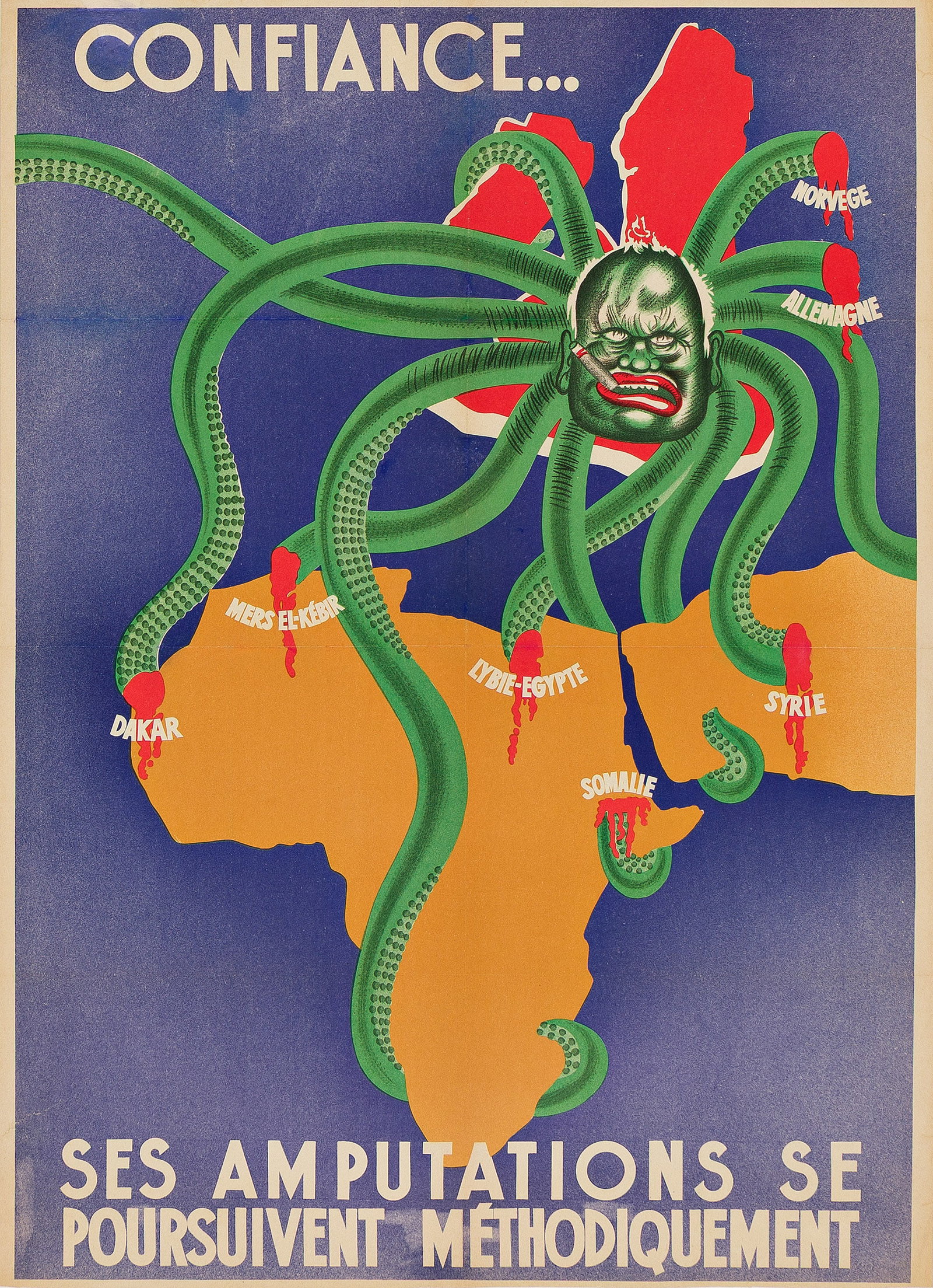 S.P.K., Confiance / Ses Amputations Se Poursuivent Méthodiquement. Circa 1940s. (1 of 1)