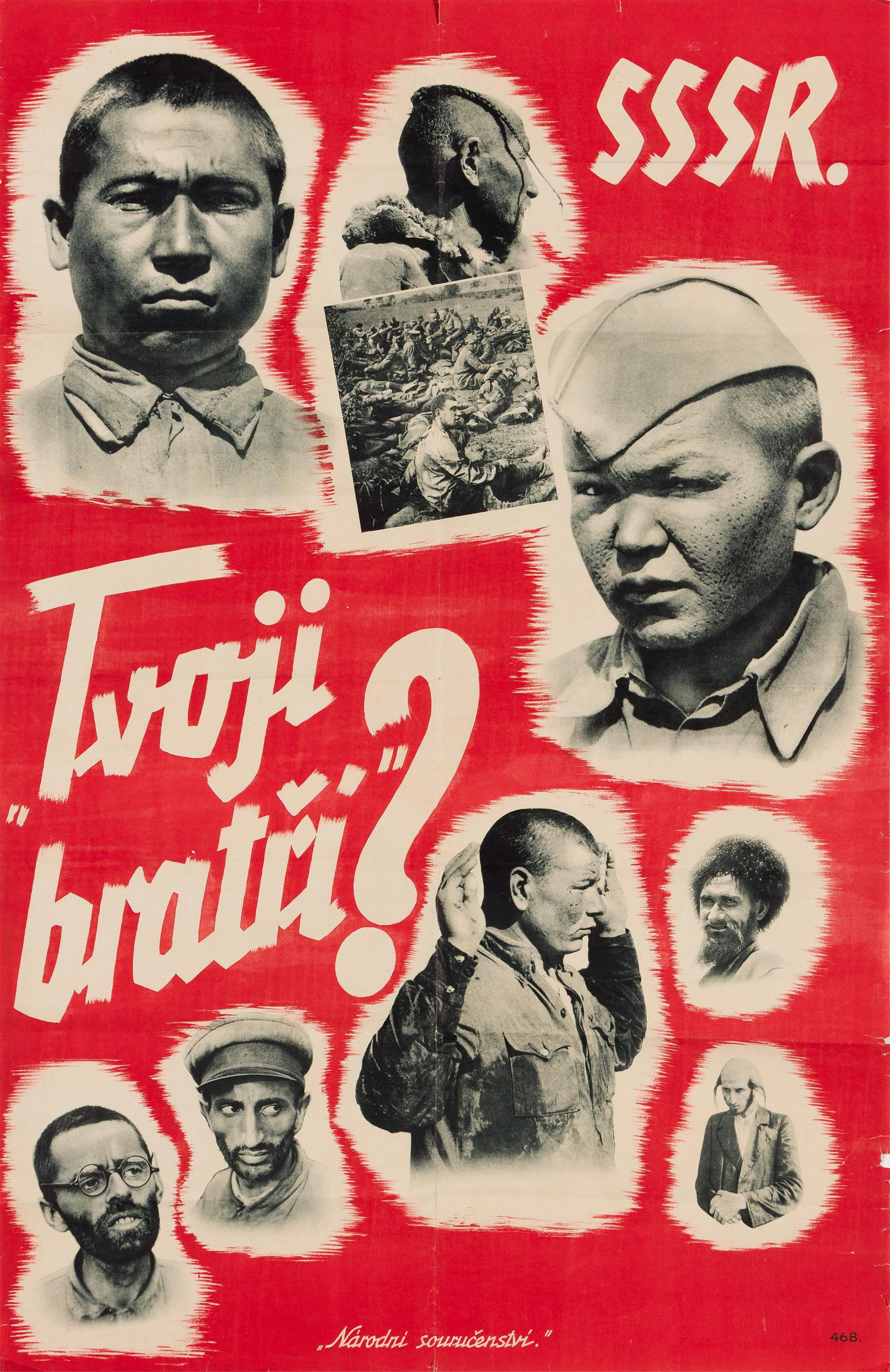 Designer Unknown, SSSR. Tvoji "Bratri?" Circa 1944. (1 of 1)