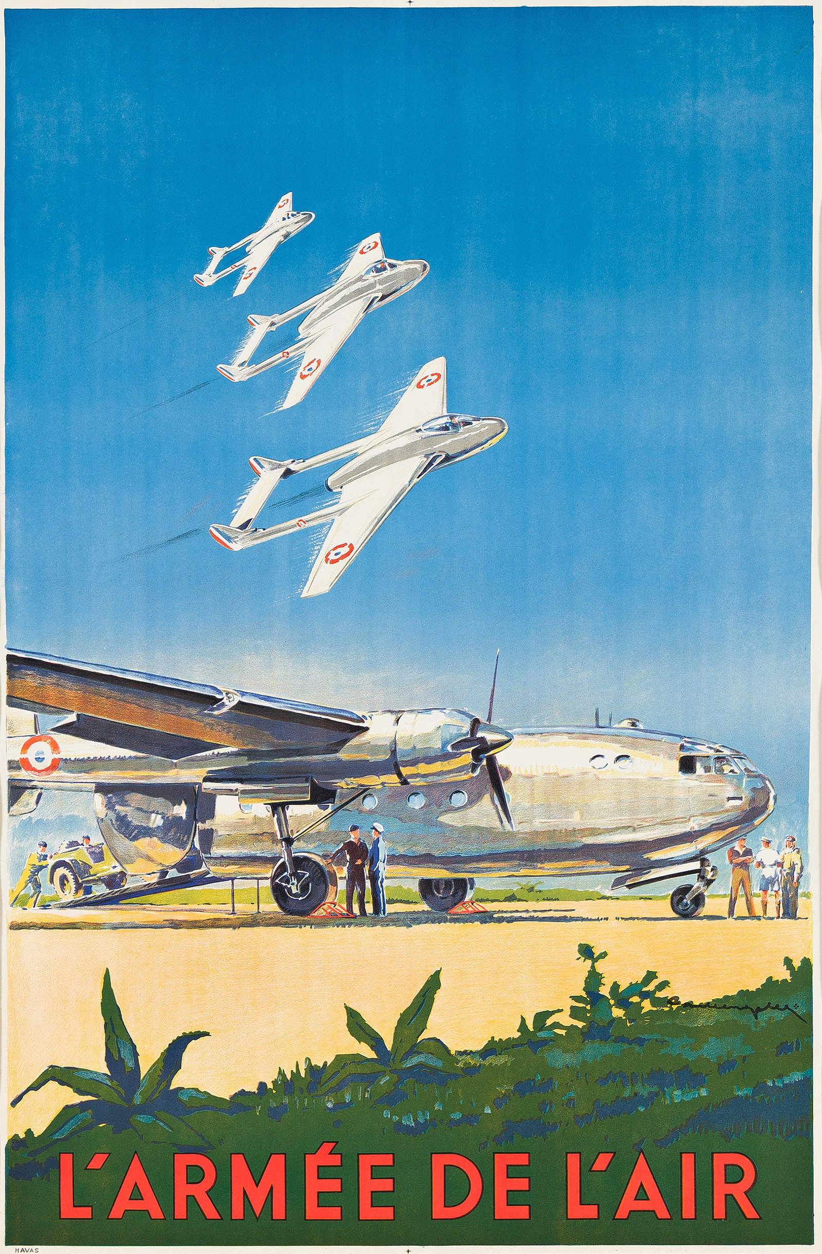 Paul Lengelle, L'Armée De L'Air. Circa 1950. (1 of 1)