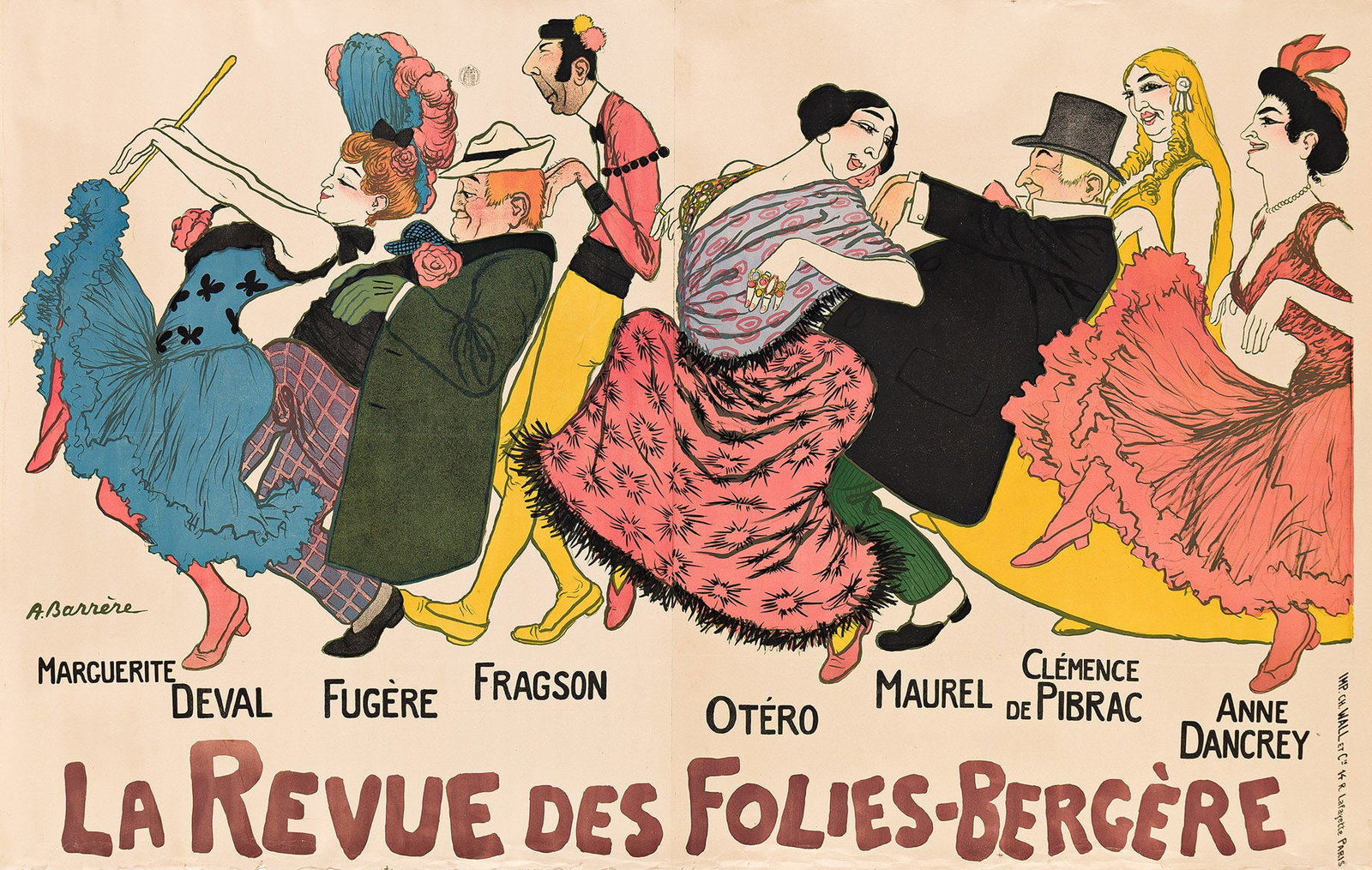 Adrien Barrère, La Revue des Folies - Bergère. 1902. (1 of 1)
