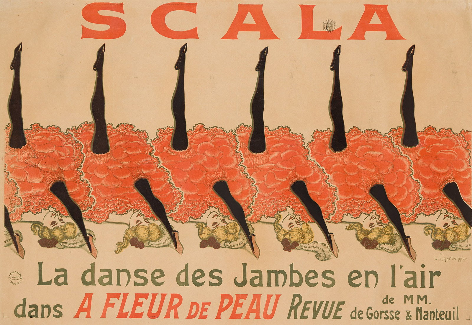 Louis Charbonnier, Scala / La Danse des Jambes en l'Air. Circa 1897. (1 of 1)