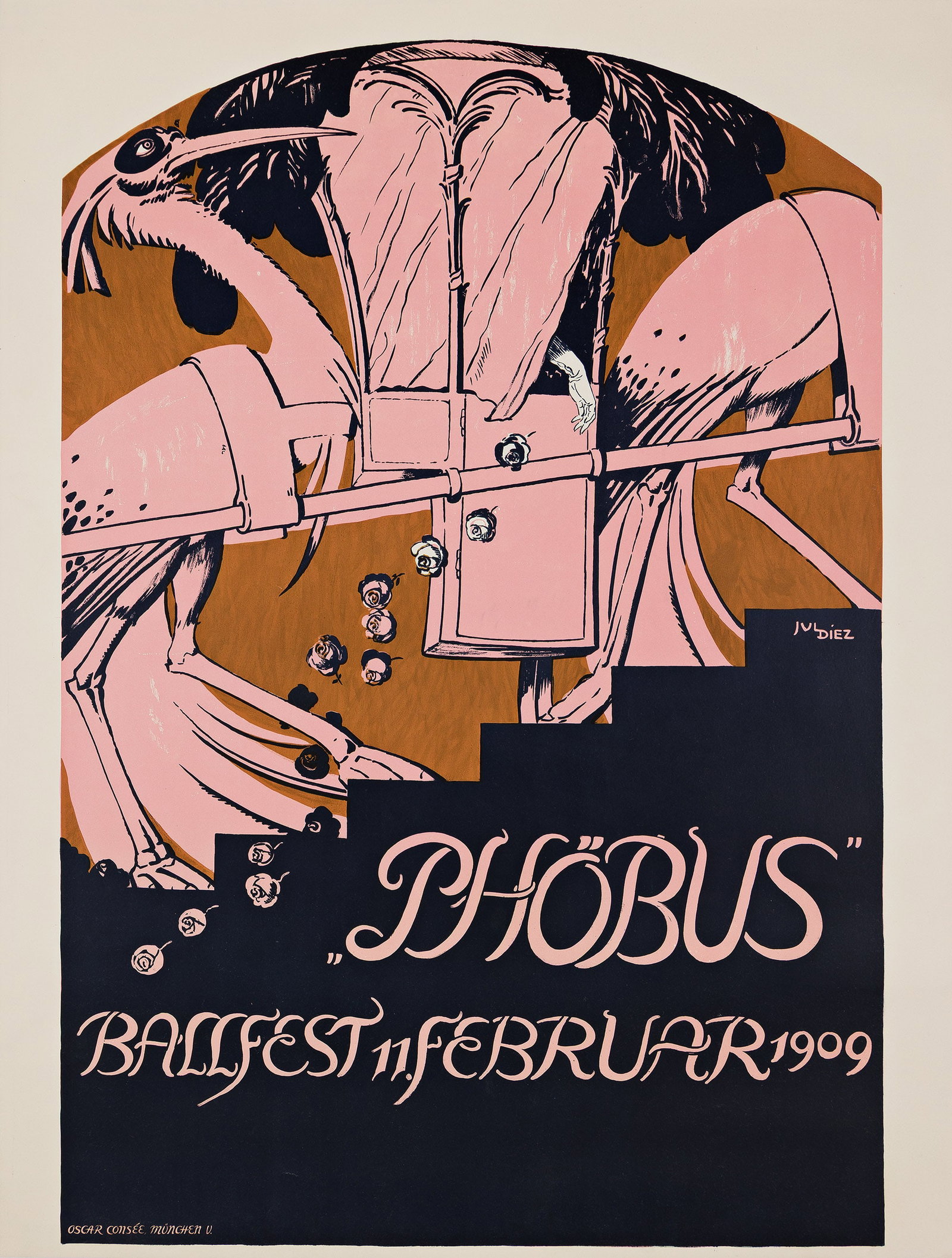 Julius Diez, Phöbus / Ballfest. 1909. (1 of 1)