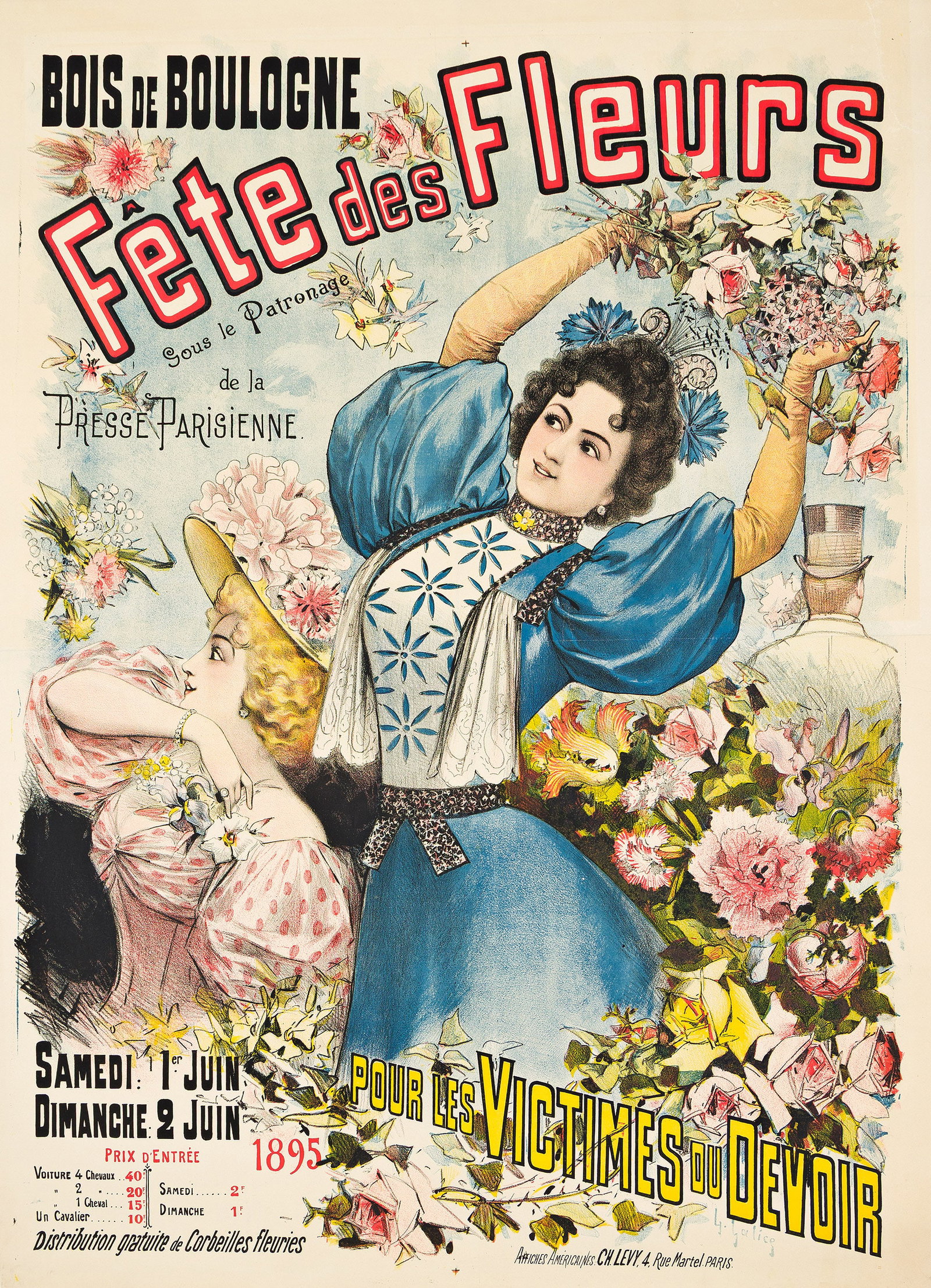 Louis Galice, Fête des Fleurs. 1895. (1 of 1)