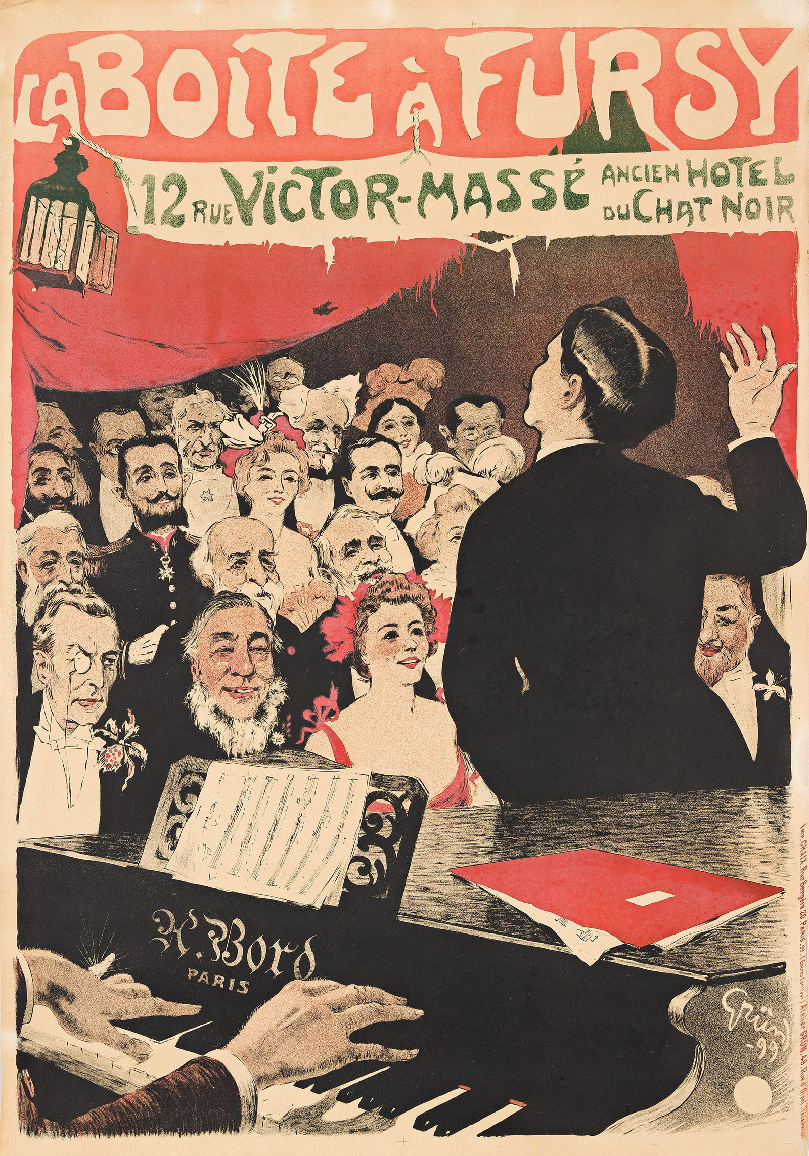 Jules-Alexandre Grün, La Boite À Fursy. 1899. (1 of 1)