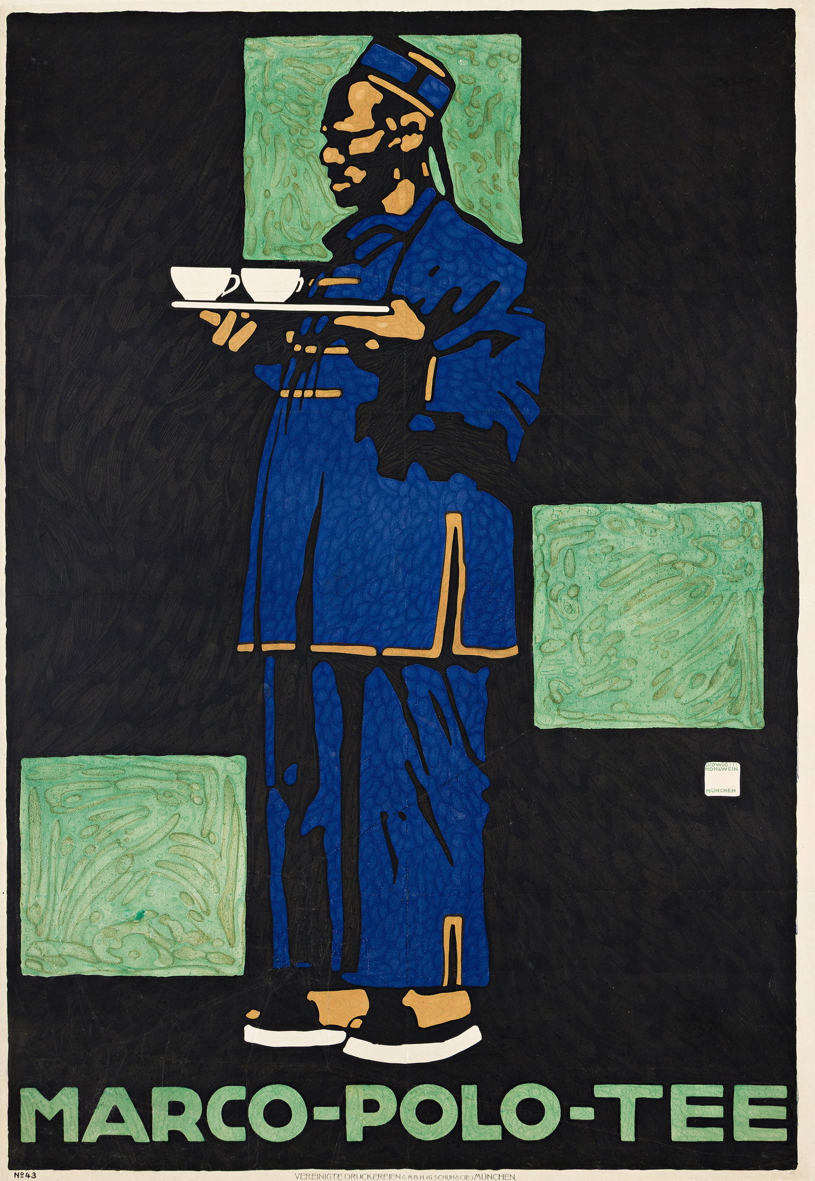 Ludwig Hohlwein, Marco - Polo - Tee. 1910. (1 of 1)