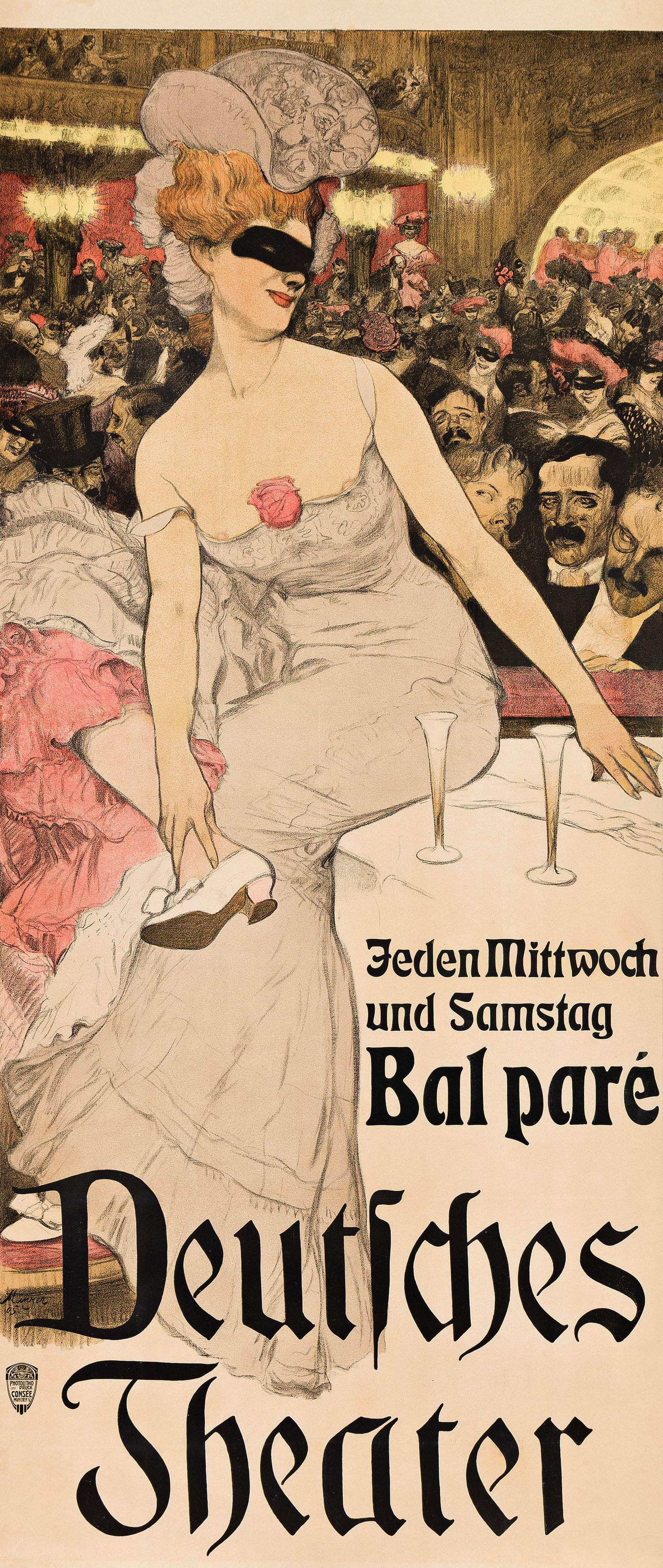 Adolf Münzer, Deutsches Theater / Bal Paré. 1905. (1 of 1)