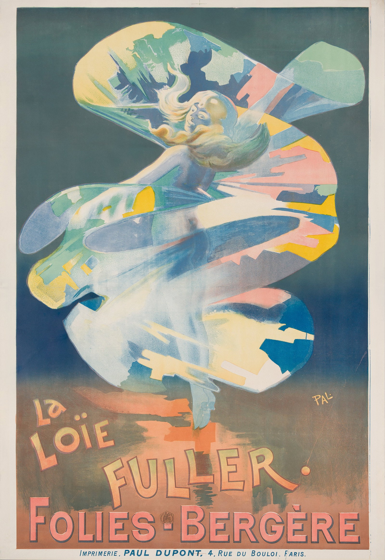 Pal (Jean Paléologue), La Loïe Fuller / Folies - Bergère. Circa 1895. (1 of 1)