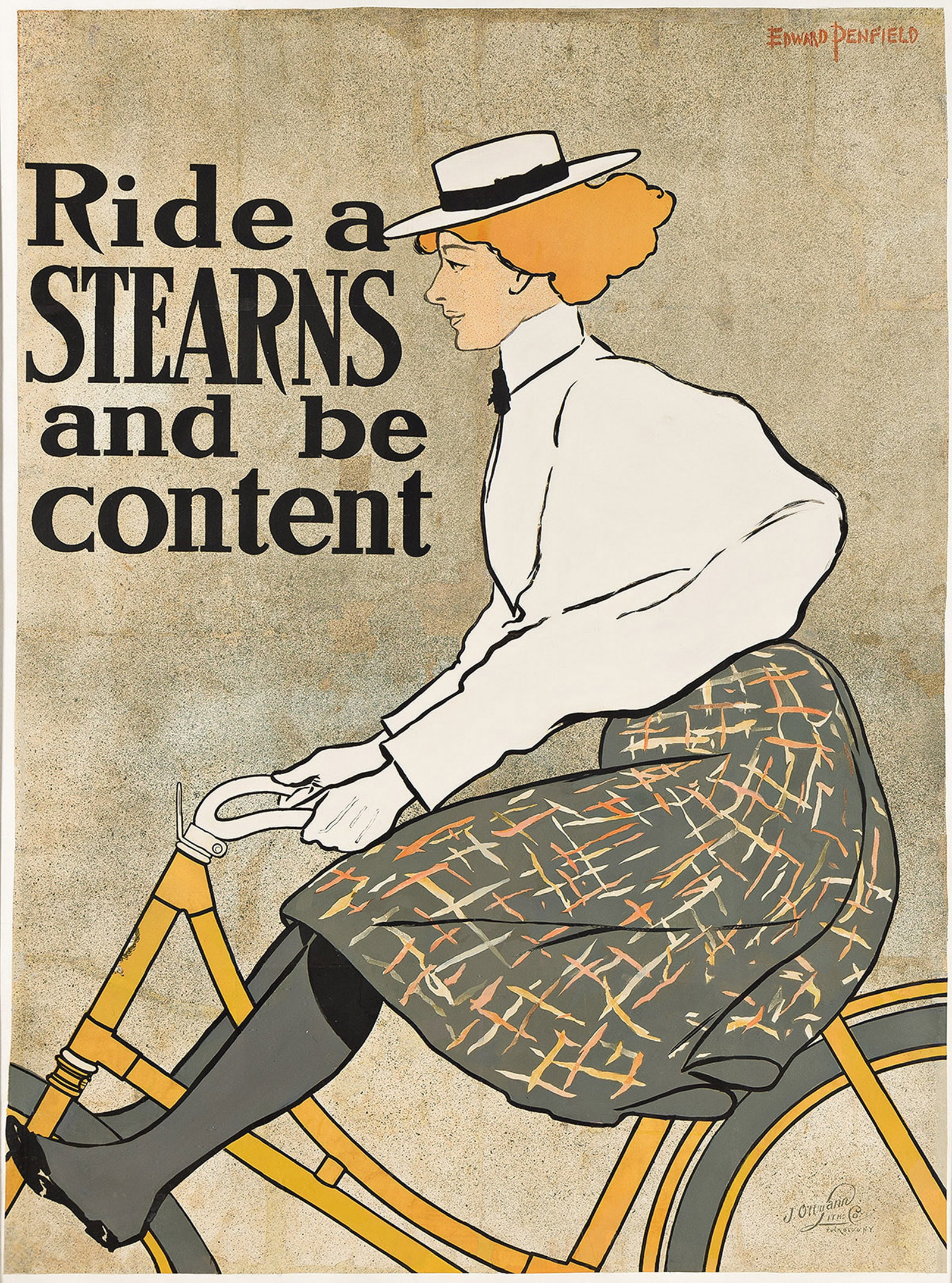 Edward Penfield, Ride a Stearns and Be Content. 1896. (1 of 1)