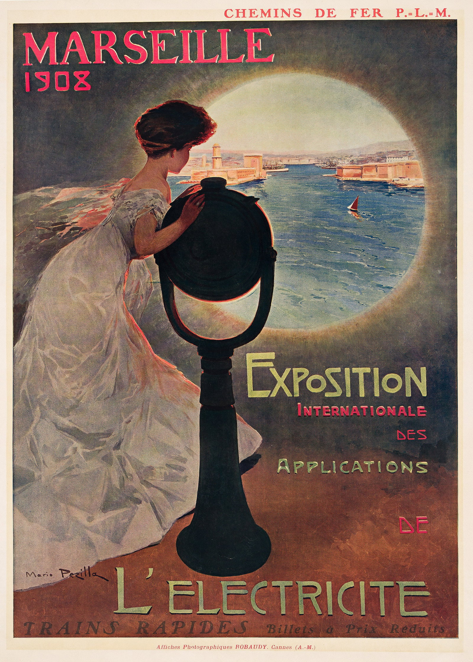 Mario Pezilla, Marseille 1908 / Exposition Internationale l'Électricité. 1908. (1 of 1)