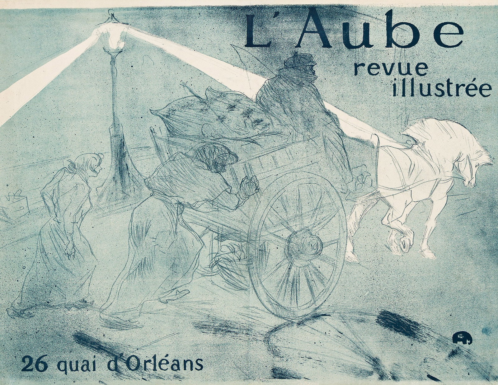 Henri de Toulouse-Lautrec, L'Aube Revue Illustrée. 1896. (1 of 2)