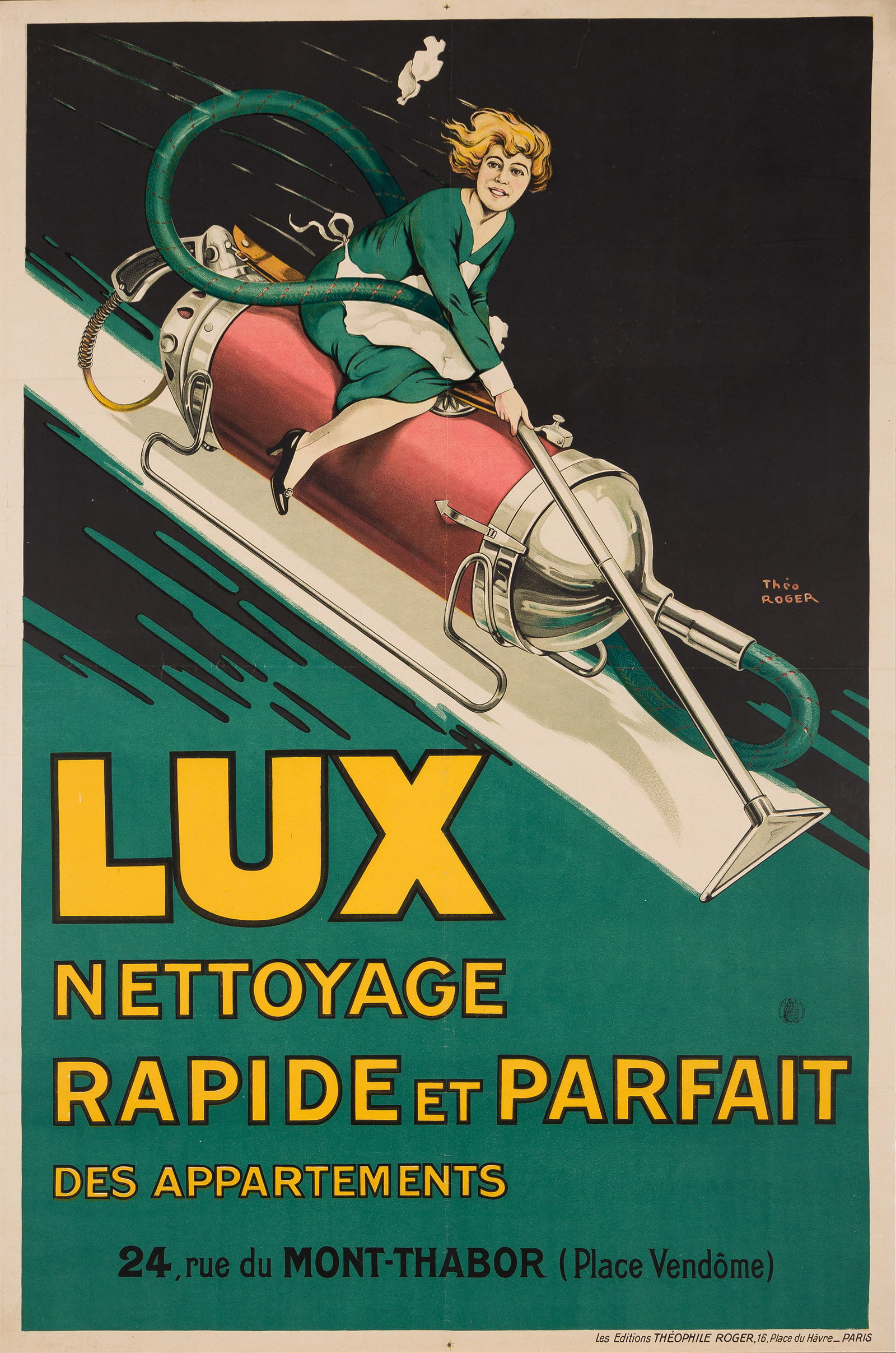 Théophile Roger, Designer Unknown, Lux / Nettoyage Rapide et Parfait. Circa 1921. (1 of 1)