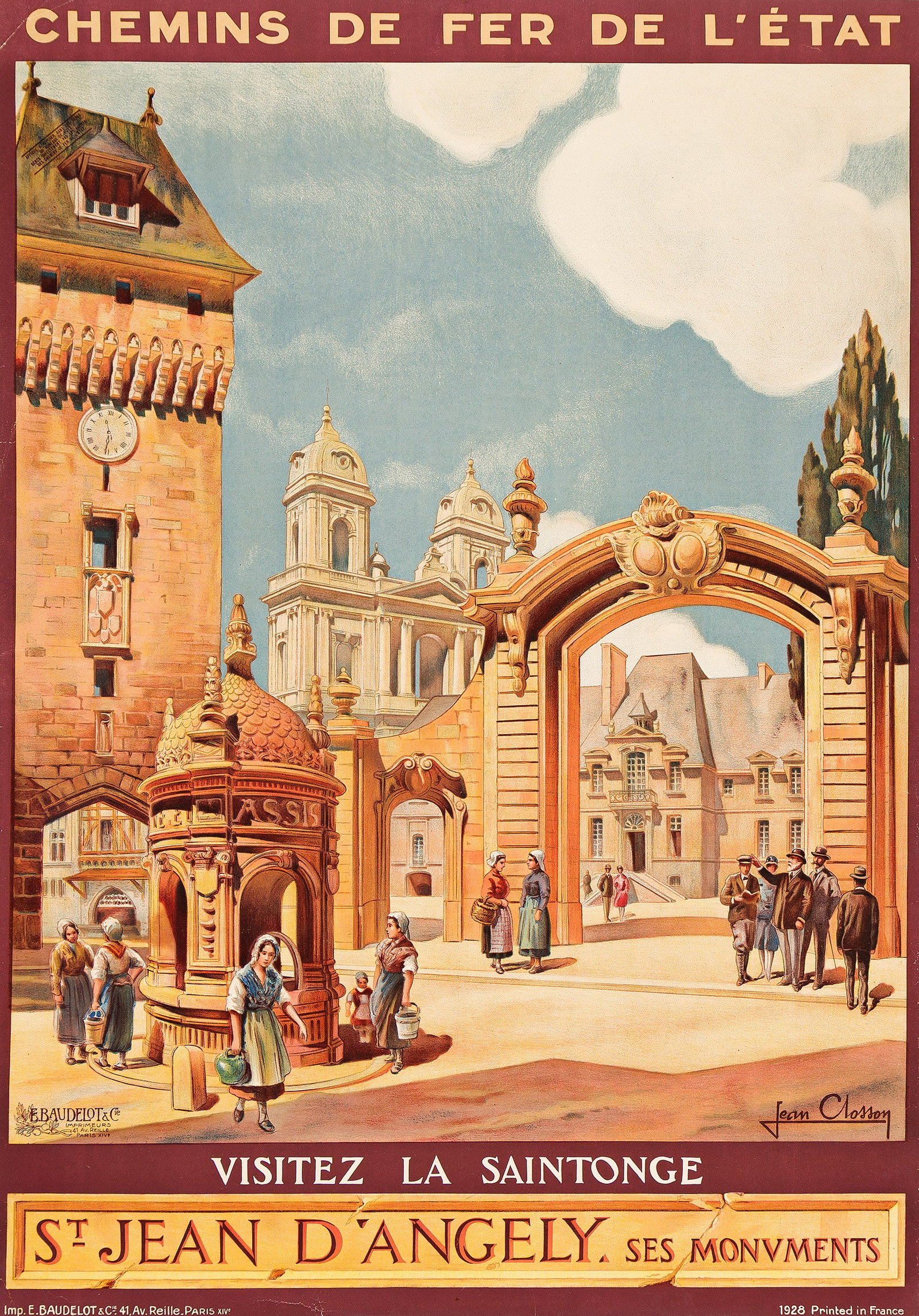 Jean Closson, St. Jean d'Angely. 1928. (1 of 1)