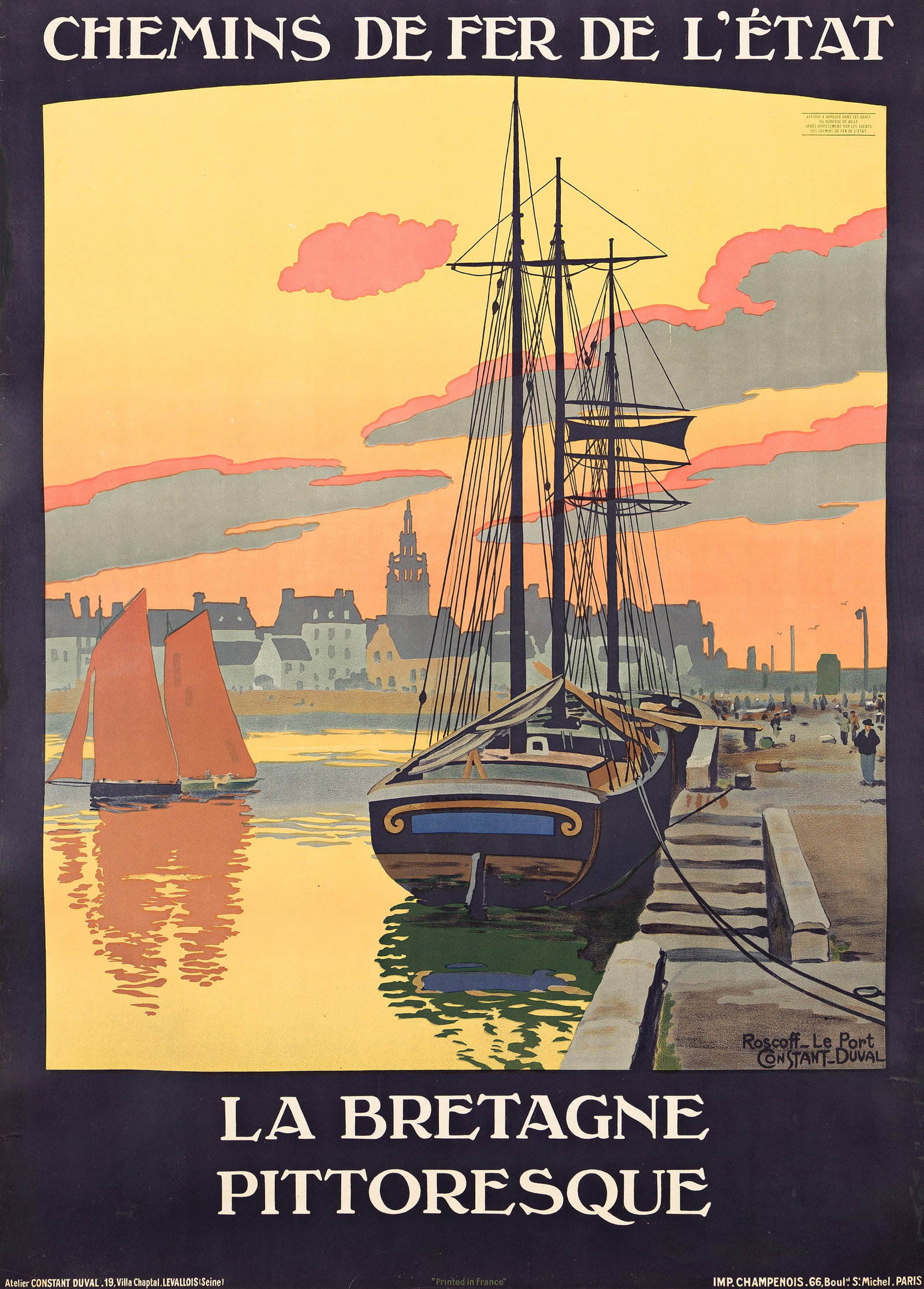 Léon Constant-Duval, La Bretagne Pittoresque. Circa 1920. (1 of 1)