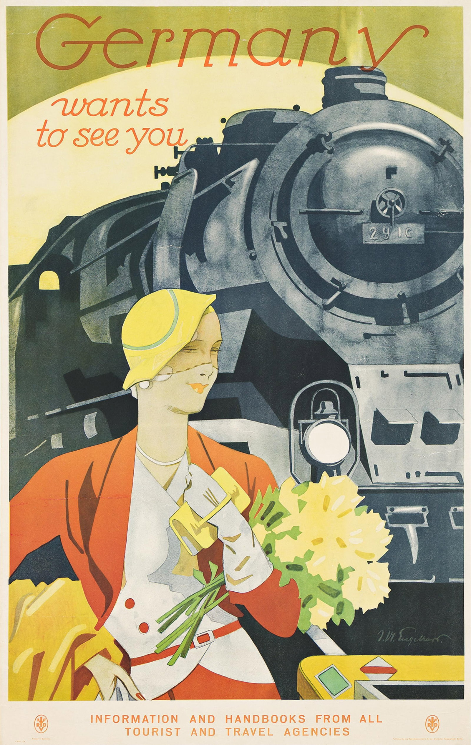 Julius Ussy Engelhard, Germany Wants to See You. 1927. (1 of 1)
