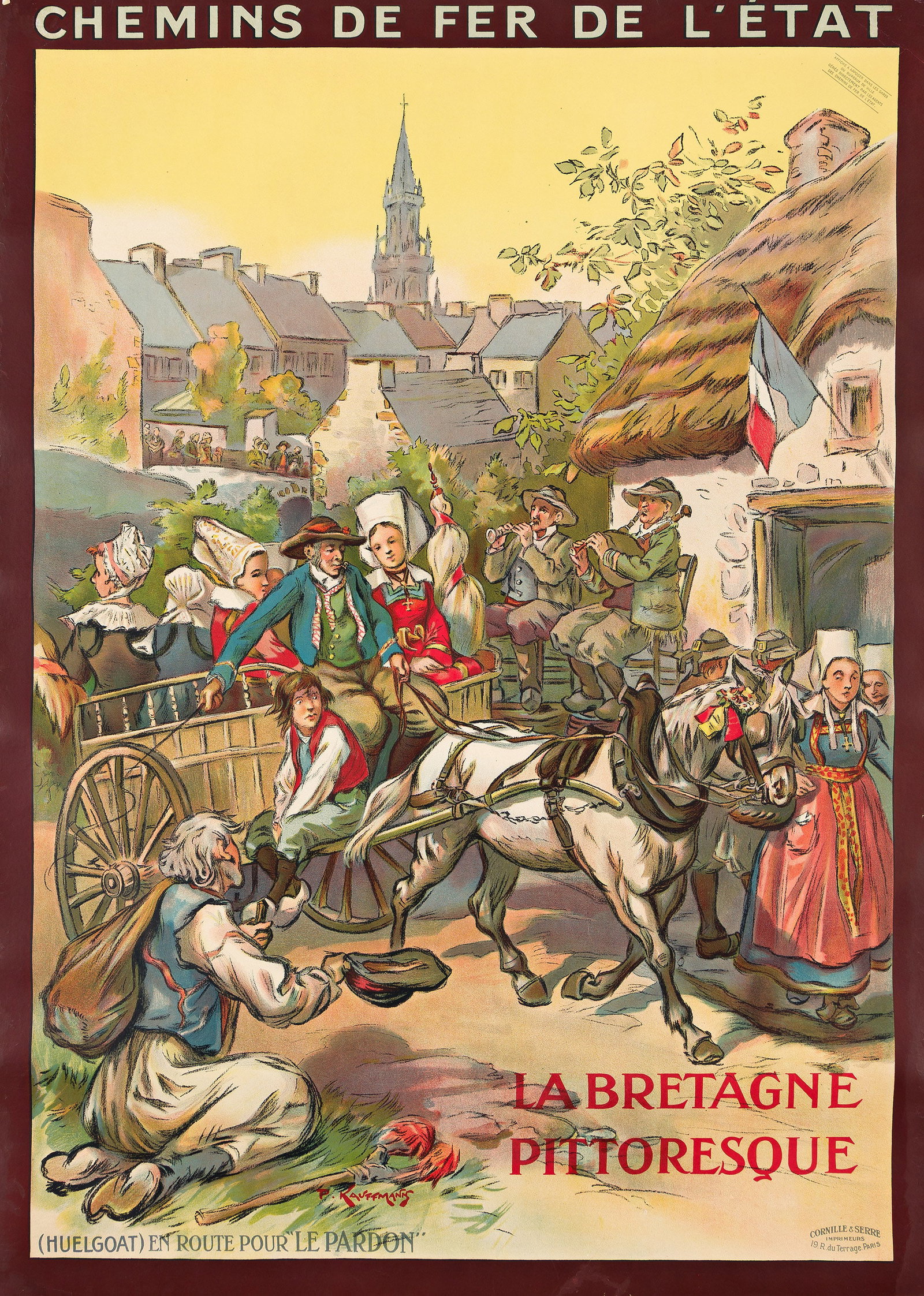 P. Kauffmann, Dates Unknown, La Bretagne Pittoresque. Circa 1920. (1 of 1)