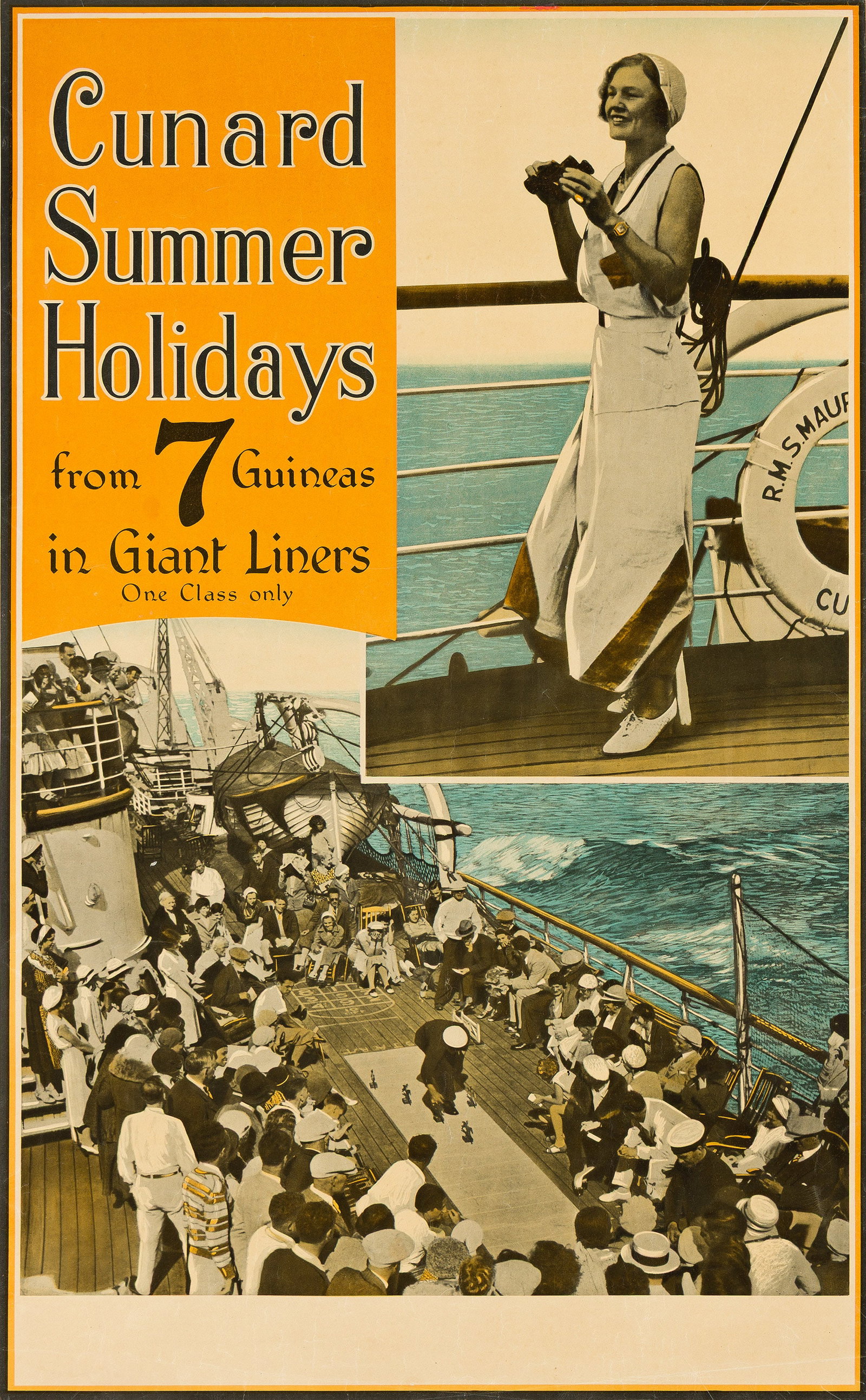 Designer Unknown, Cunard Summer Holidays. Circa 1920s. (1 of 1)
