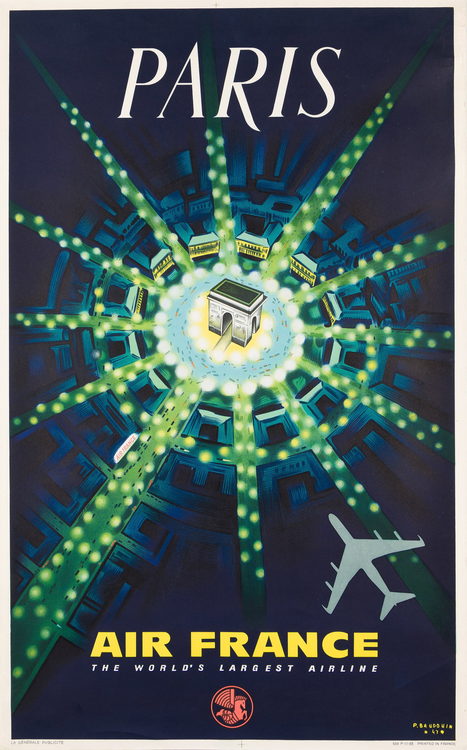 Pierre Baudouin, Paris / Air France. 1960. (1 of 1)