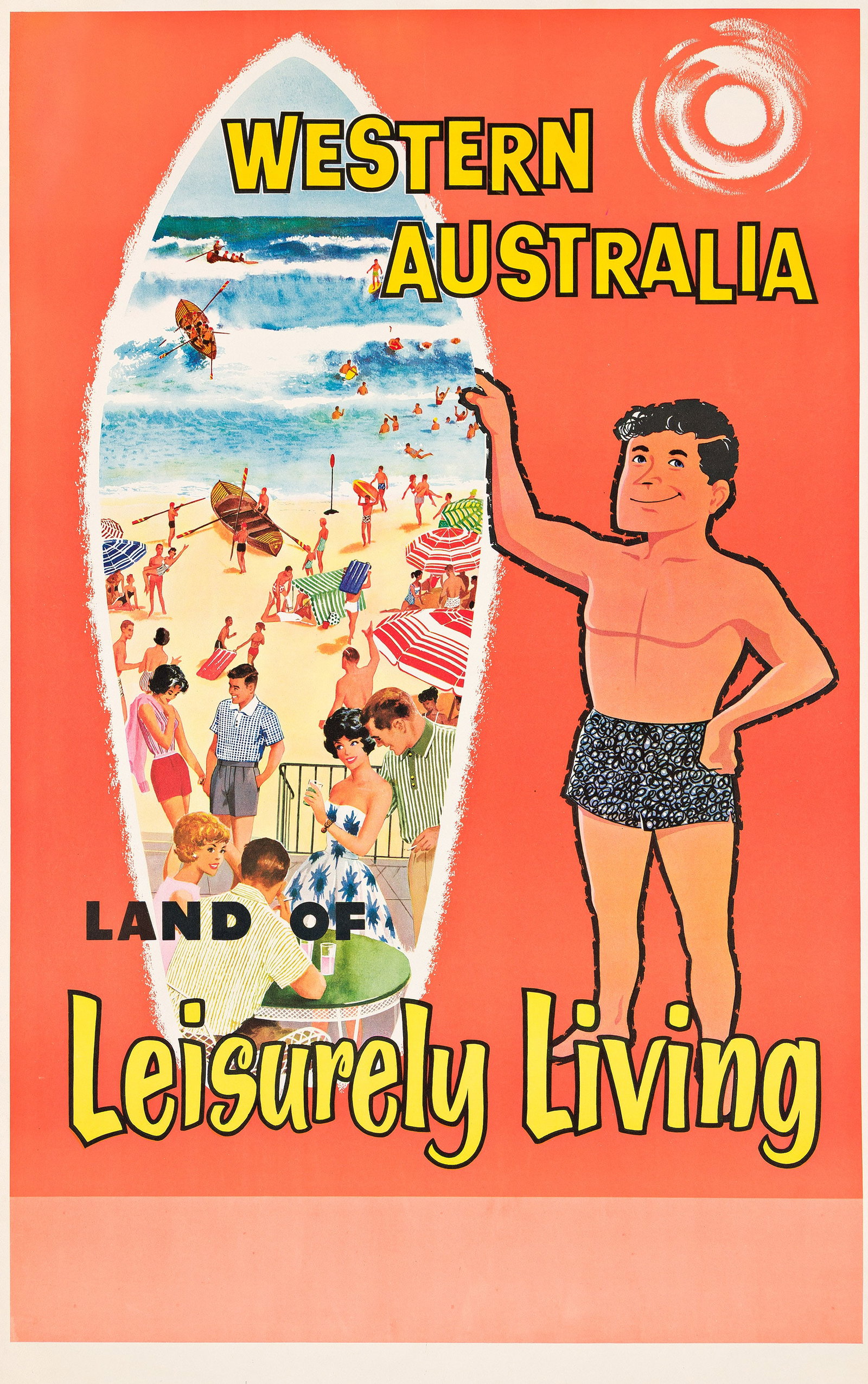 Designer Unknown, Western Australia / Land of Leisurely Living. Circa 1960s. (1 of 1)
