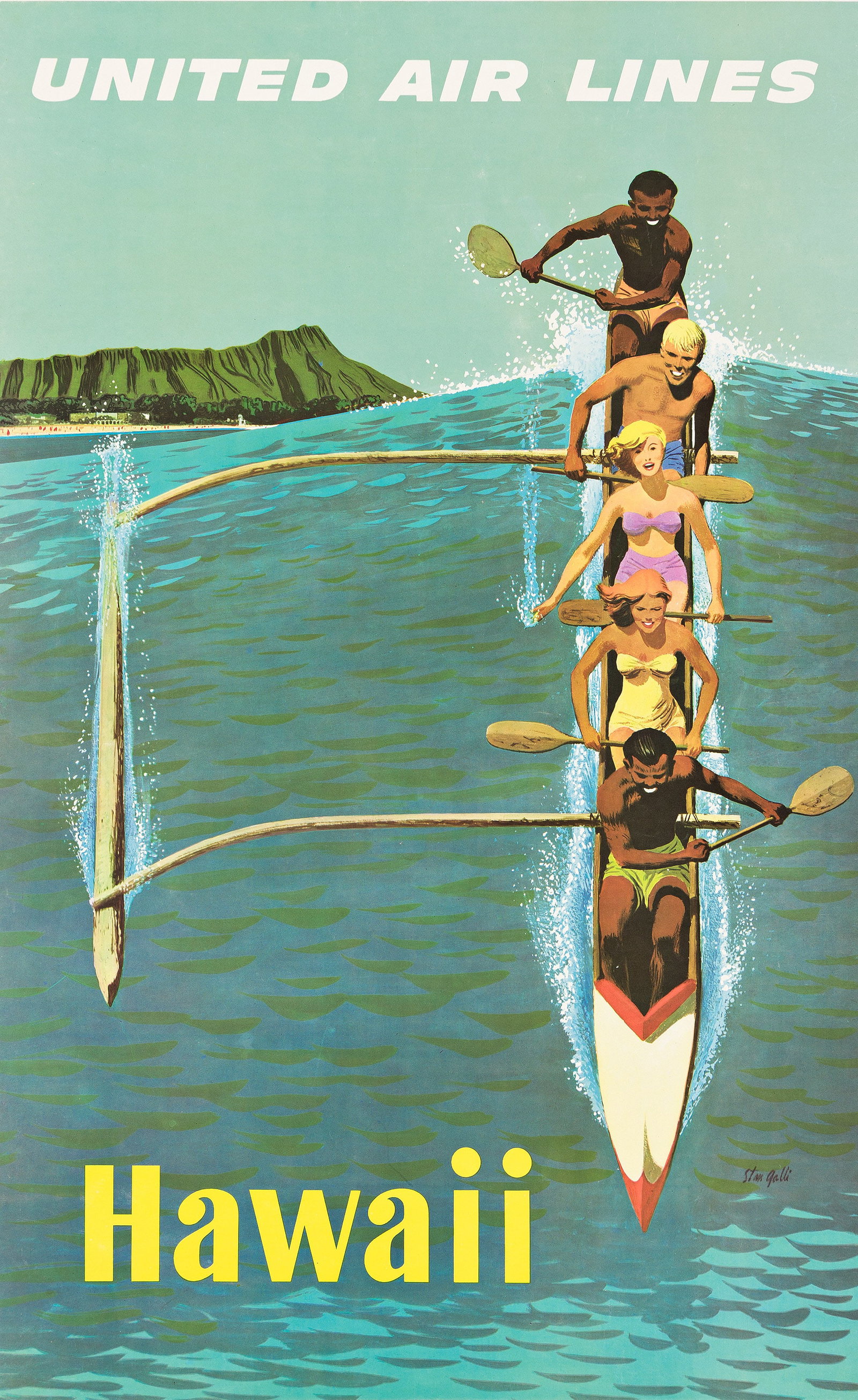 Stan Galli, Hawaii / United Air Lines. Circa 1960. (1 of 1)