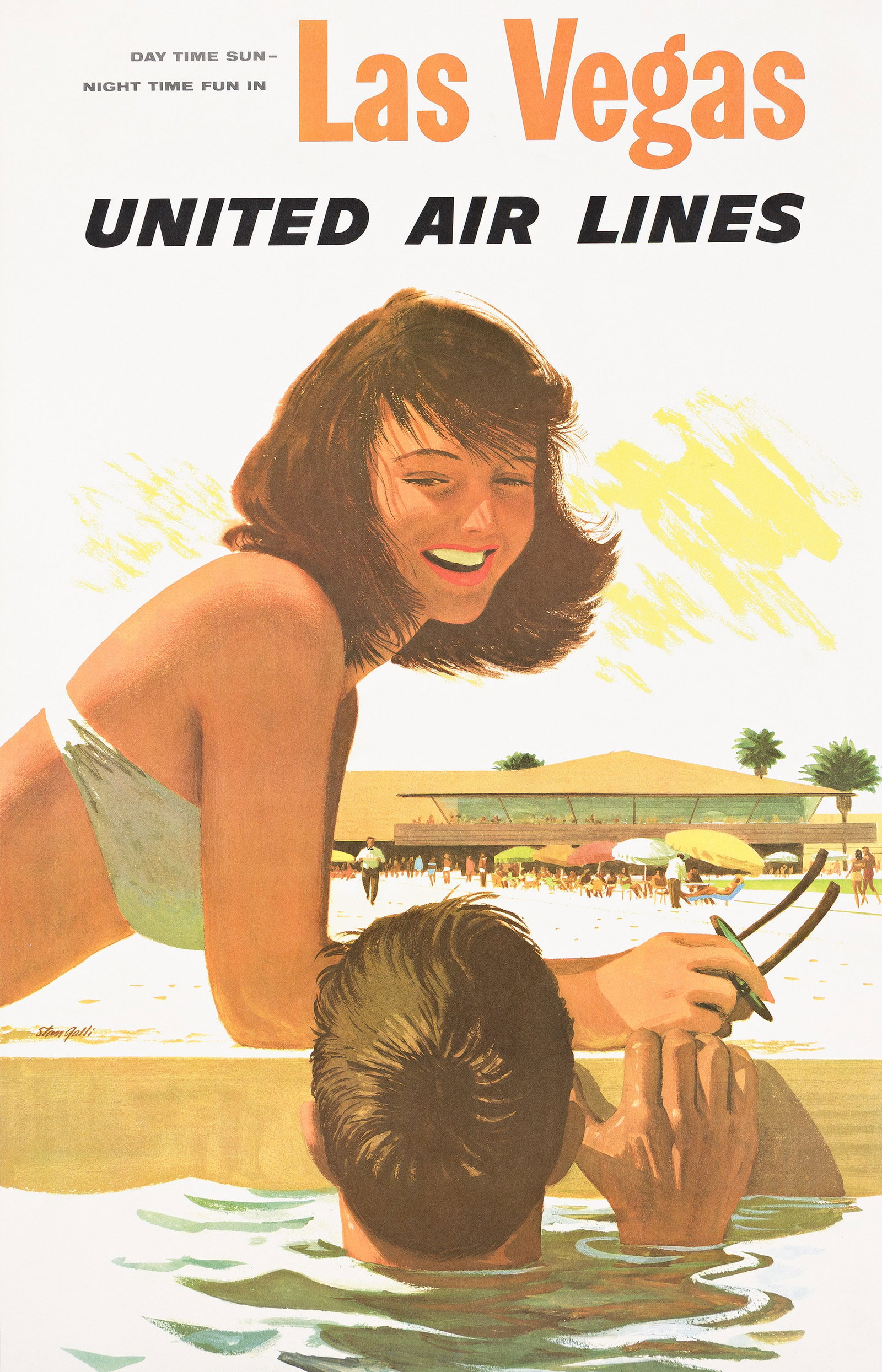Stan Galli, Las Vegas / United Air Lines. Circa 1960s. (1 of 1)