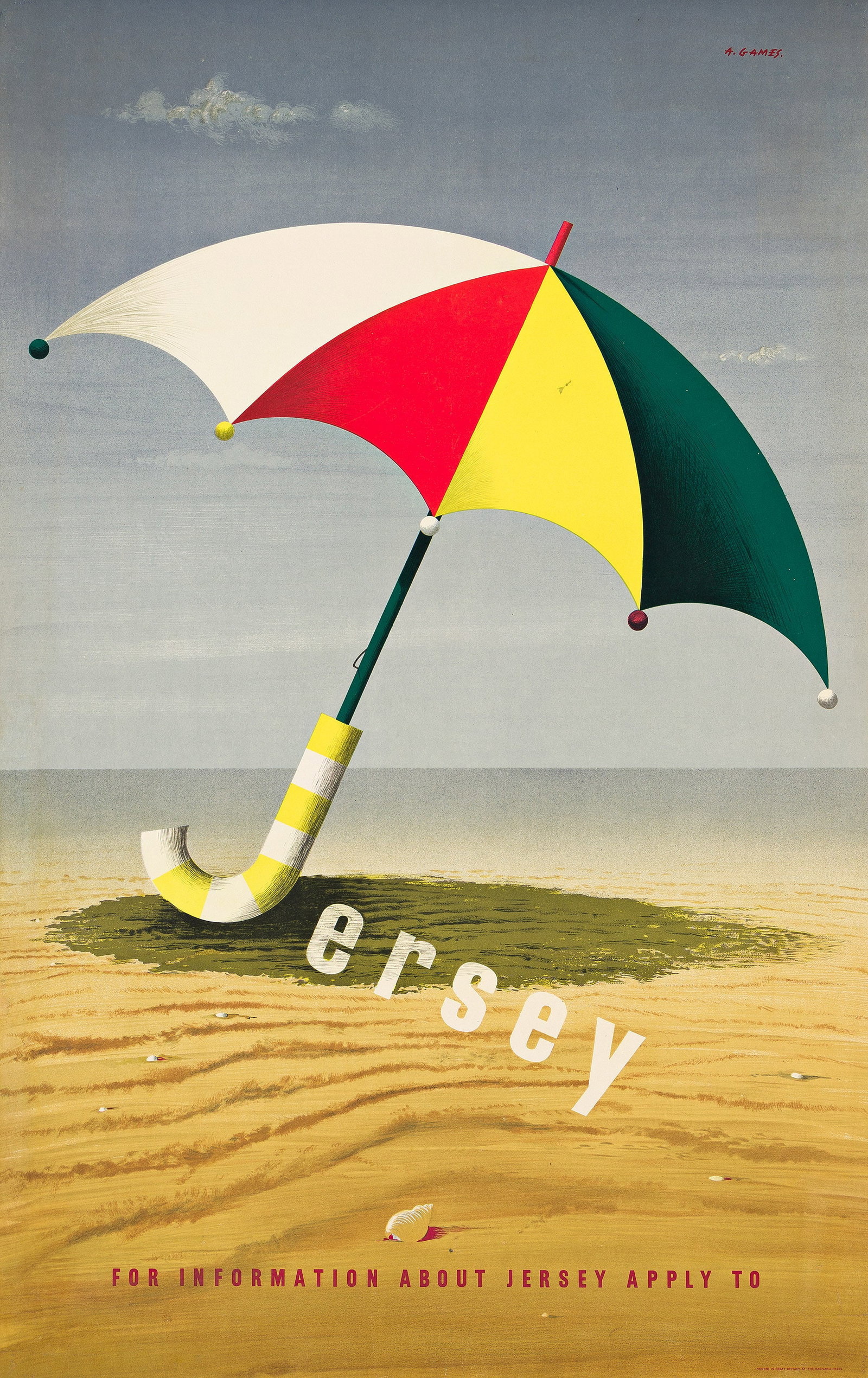 Abram Games, Jersey. 1951. (1 of 1)