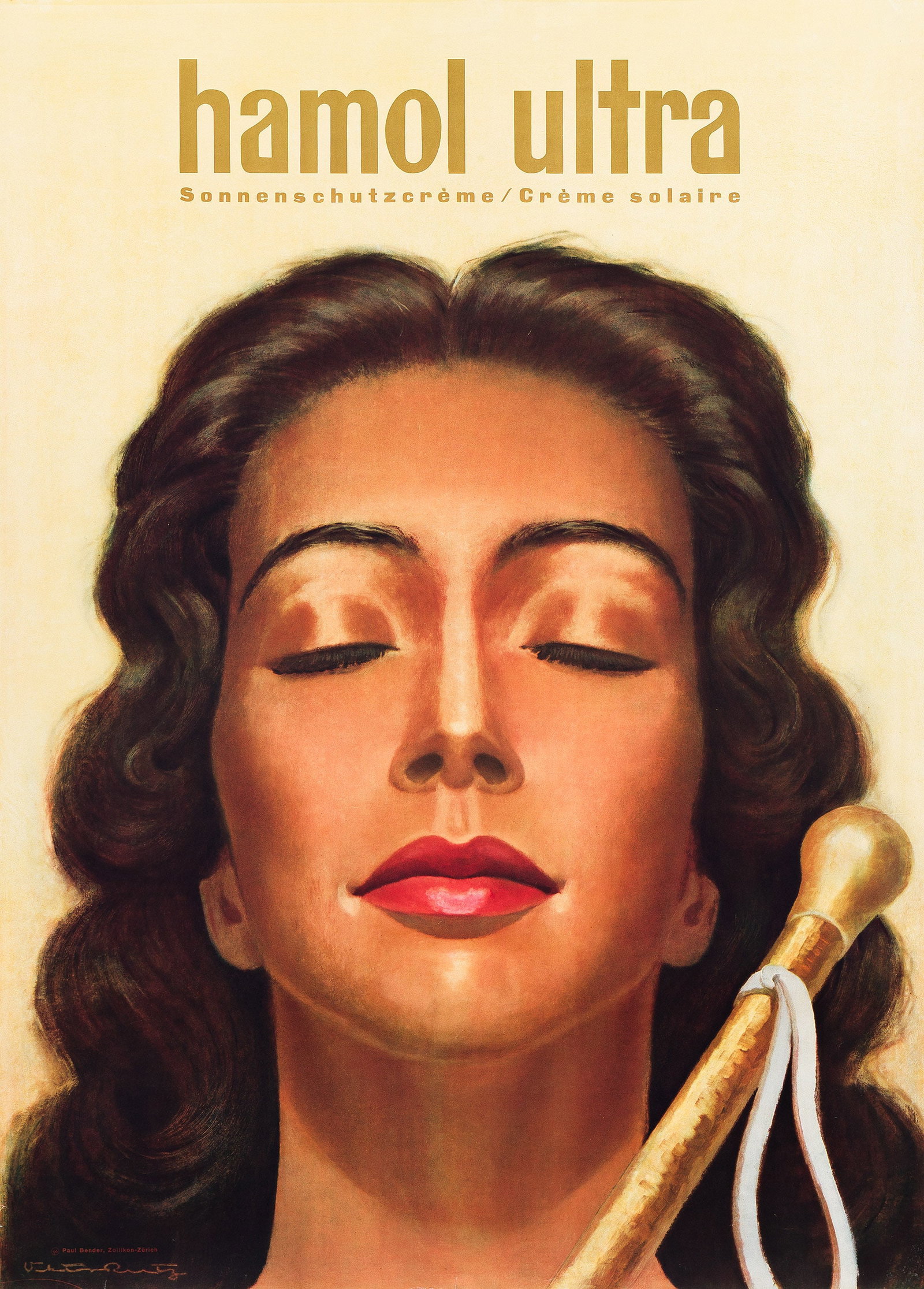 Victor Rutz, Hamol Ultra / Crème Solaire. 1939. (1 of 1)