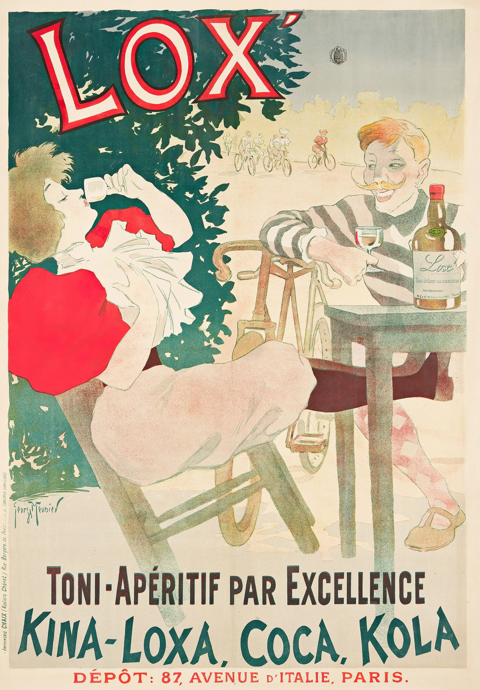 Georges Meunier, LOX / Kina - Loxa, Coca, Kola. Circa 1900. (1 of 1)