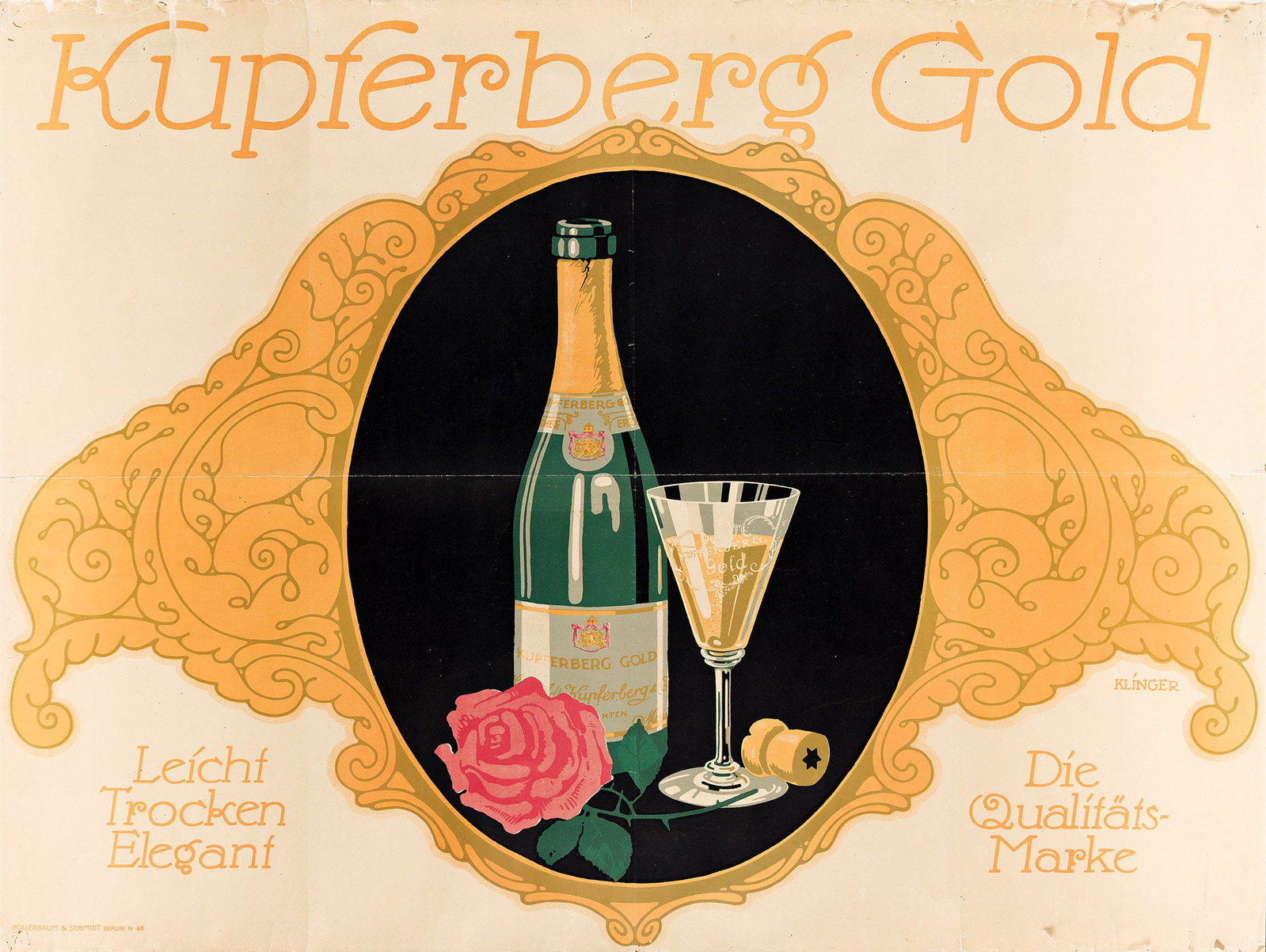 Julius Klinger, Kupferberg Gold. 1912. (1 of 1)
